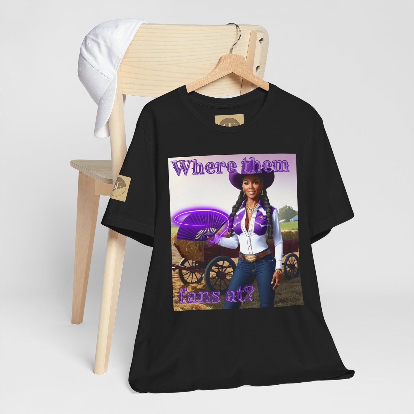 Purple Fan Tee