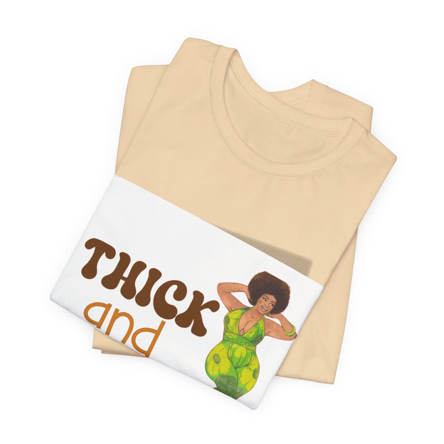 Thick and Happy Retro 2 Short Sleeve Tee