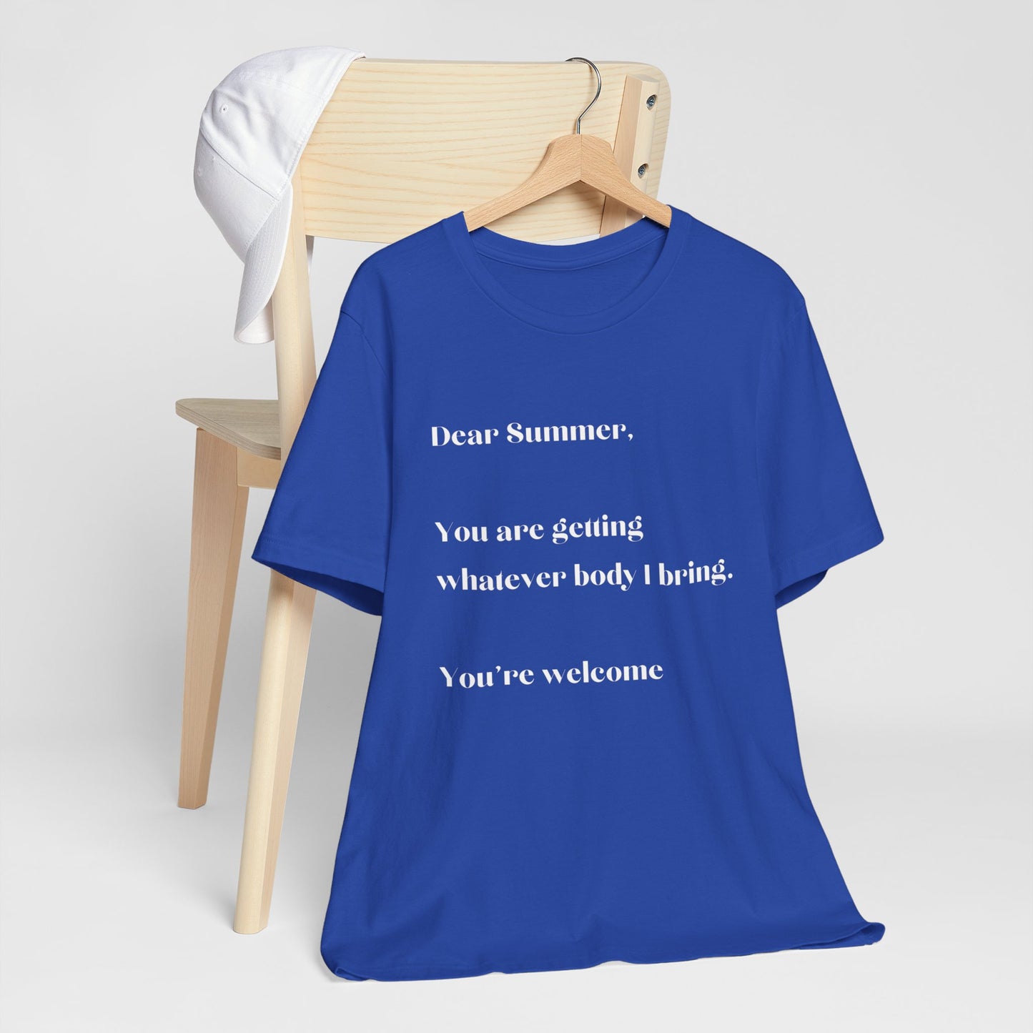 Summer Body WHT Short Sleeve Tee