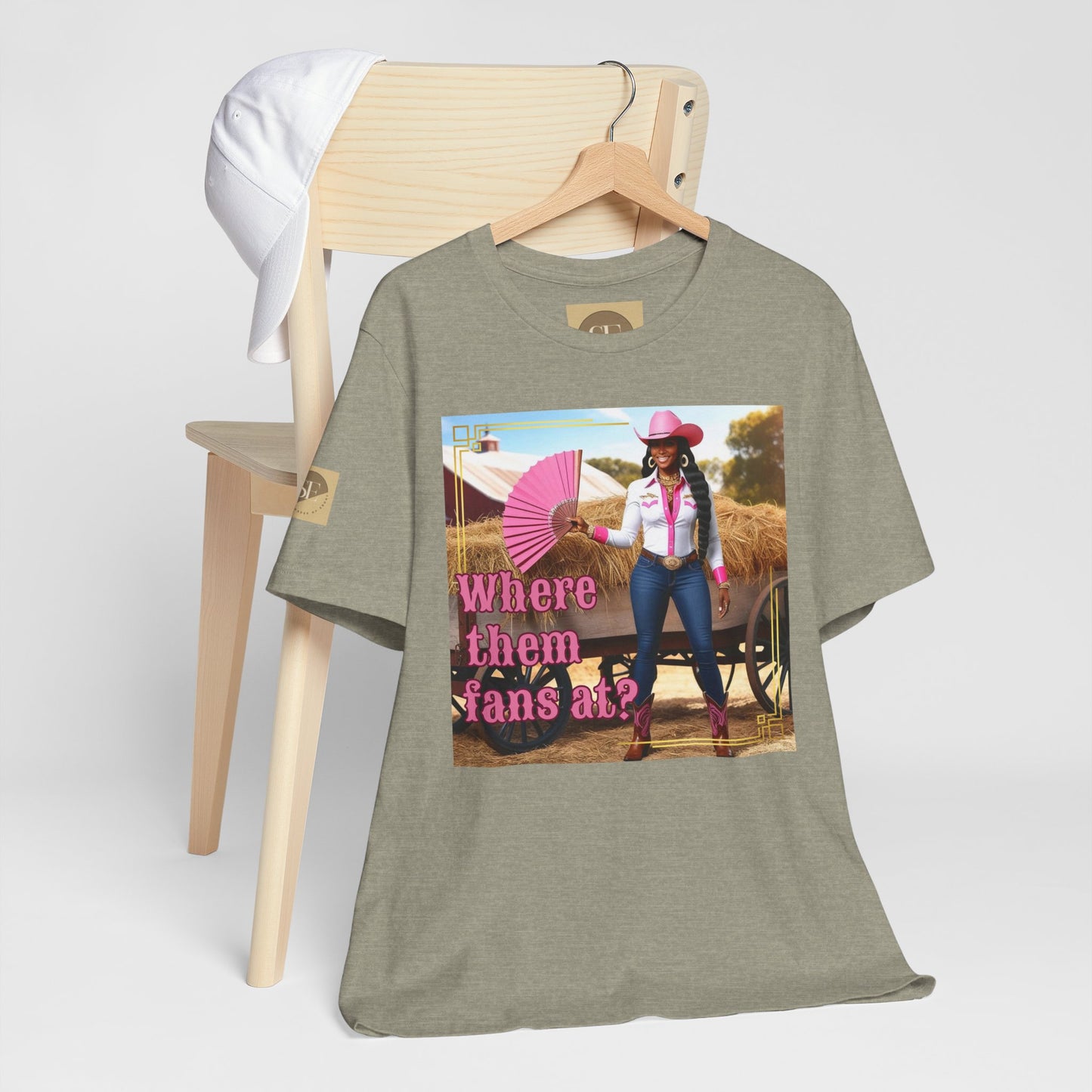 Pink Fan Tee