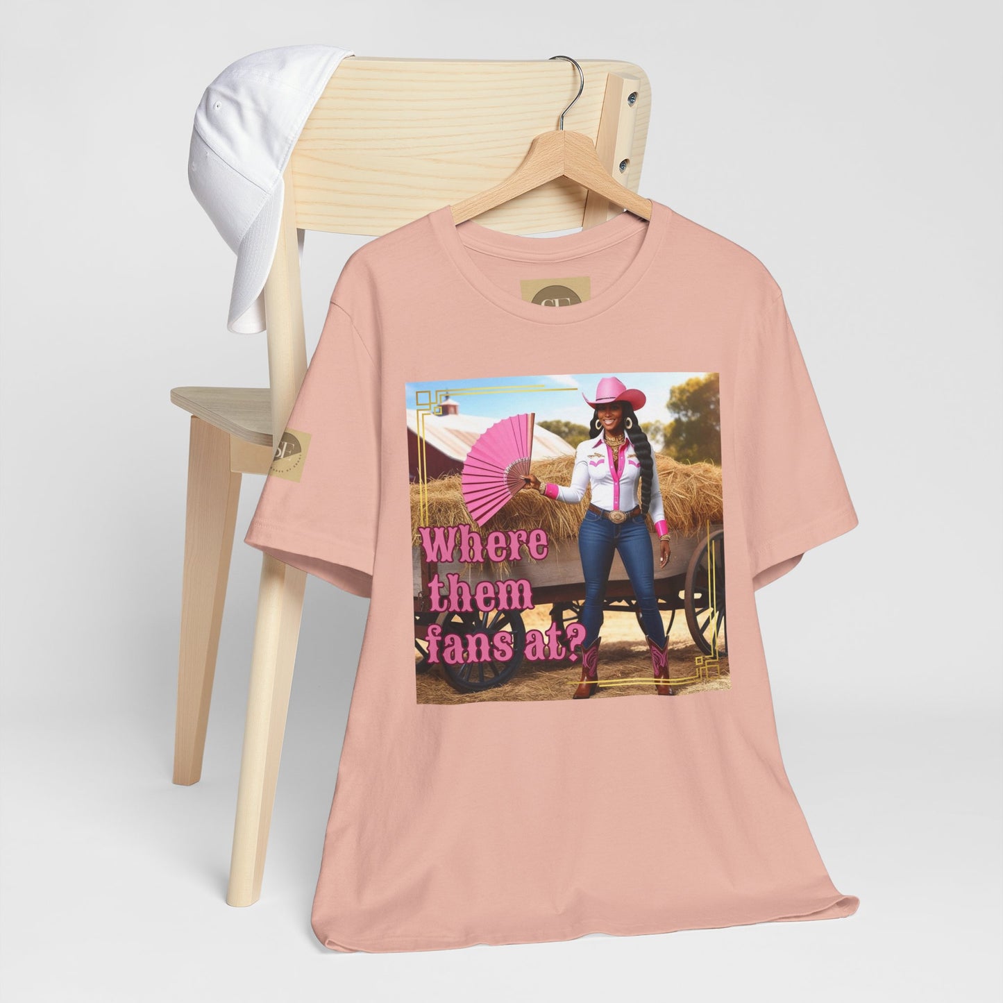 Pink Fan Tee