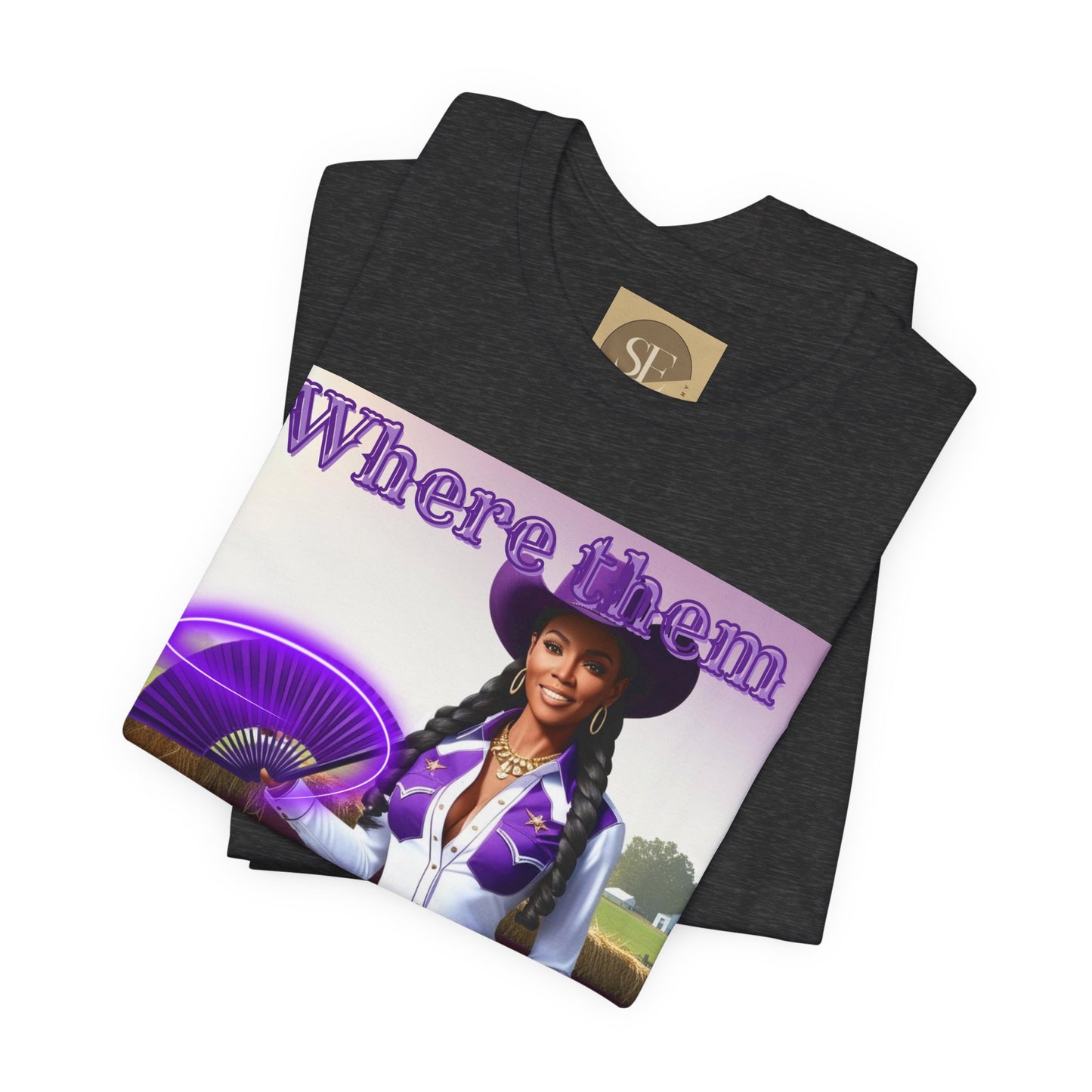 Purple Fan Tee