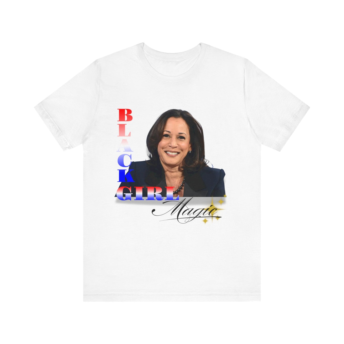 Black Girl Magic RWB Unisex Jersey Short Sleeve Tee