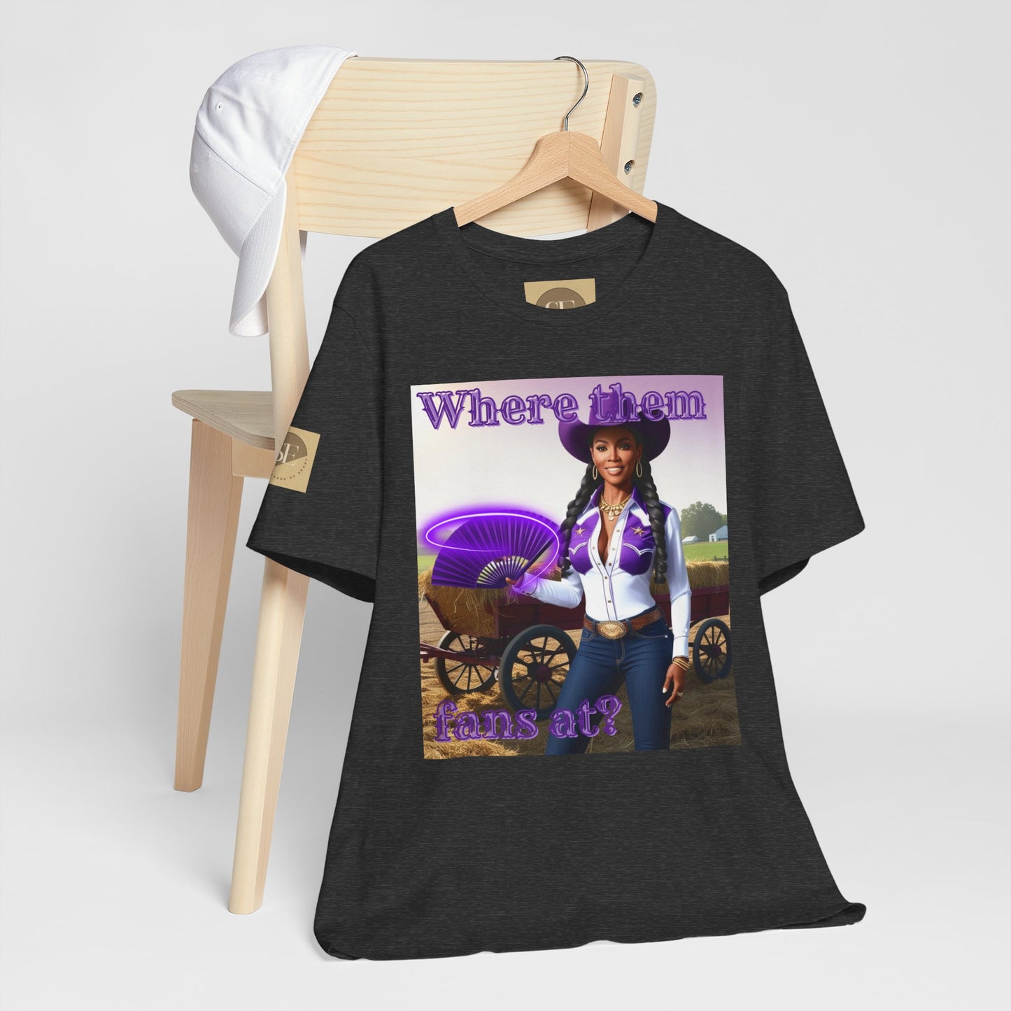 Purple Fan Tee