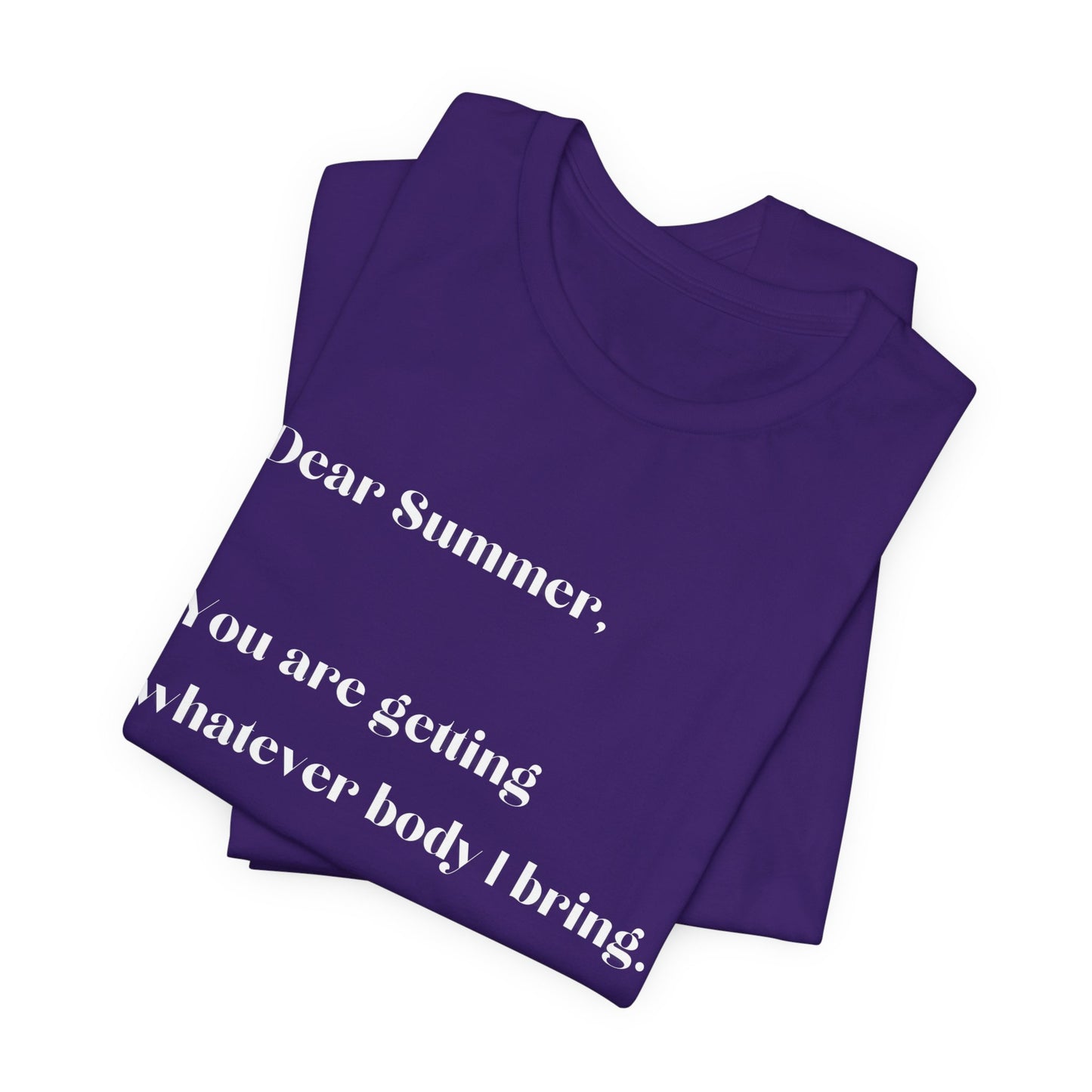 Summer Body WHT Short Sleeve Tee