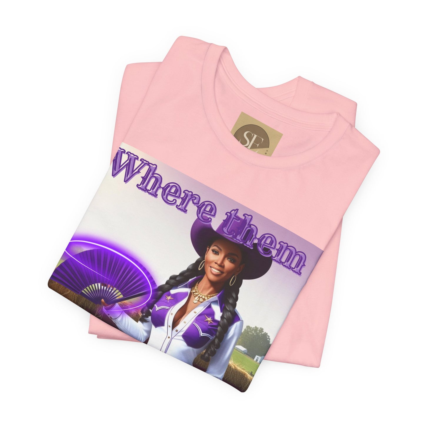 Purple Fan Tee