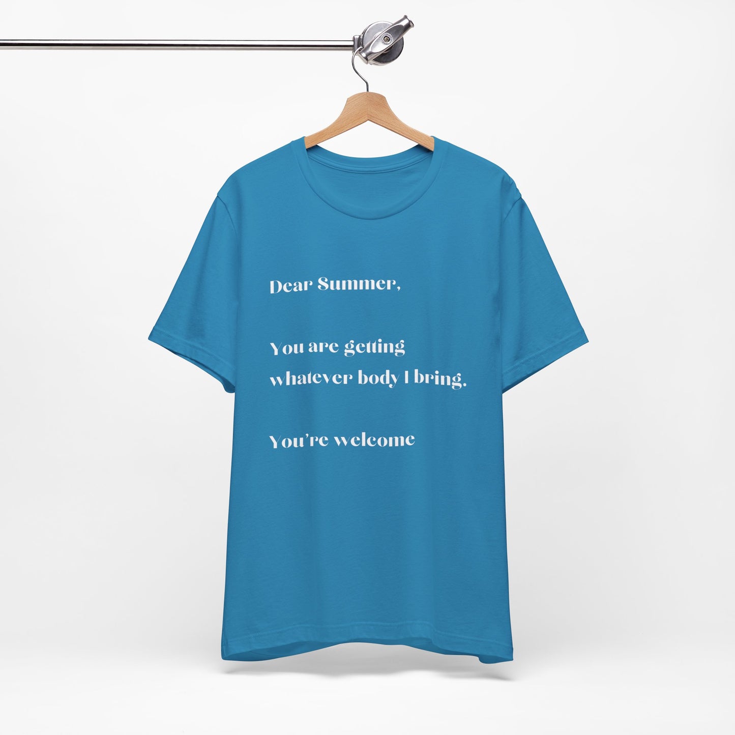 Summer Body WHT Short Sleeve Tee
