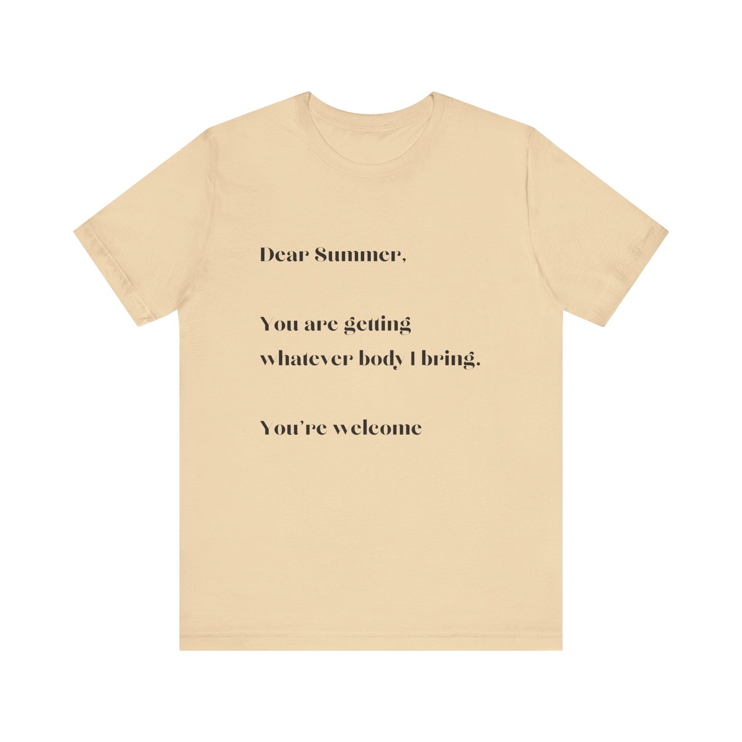 Summer Body Short Sleeve Tee