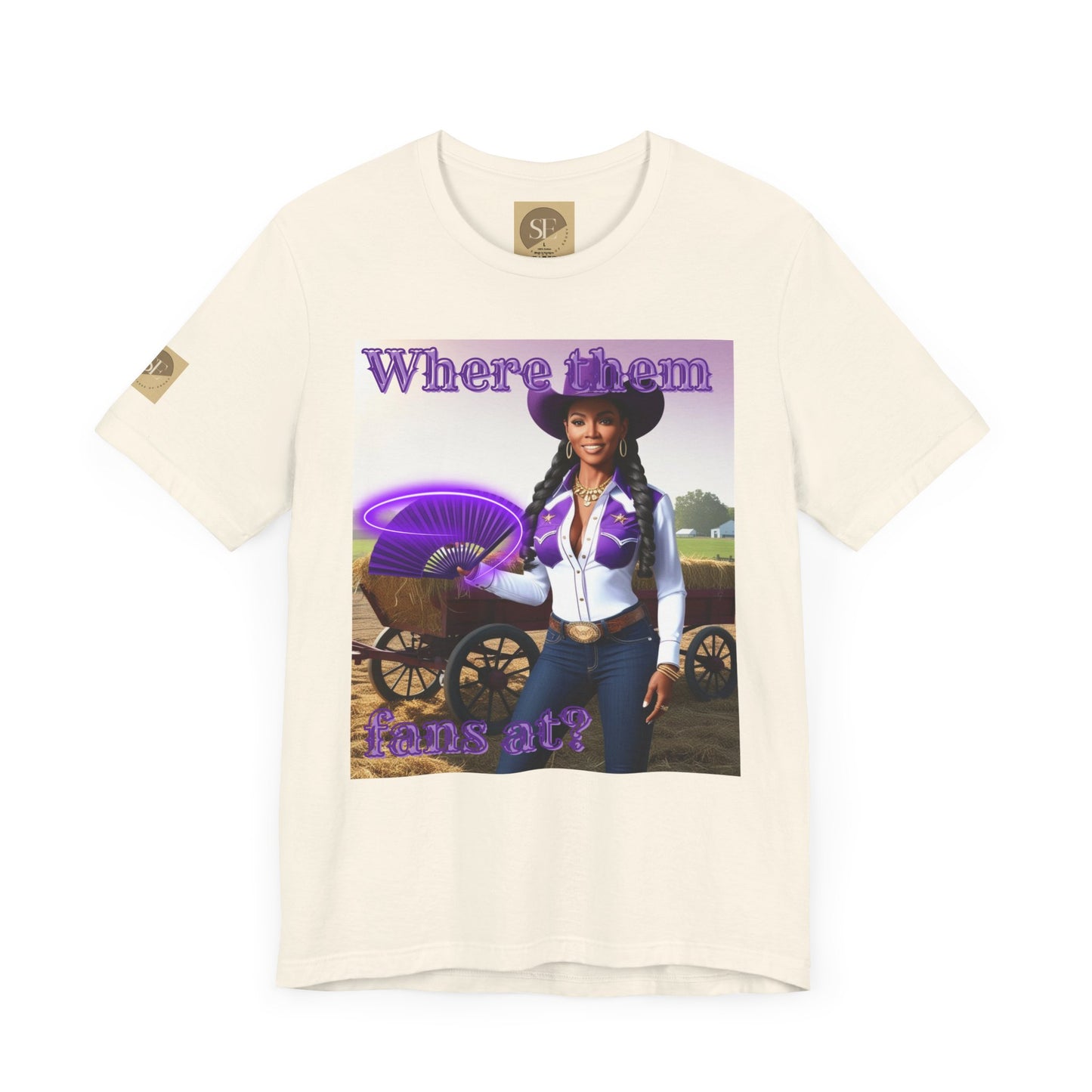 Purple Fan Tee