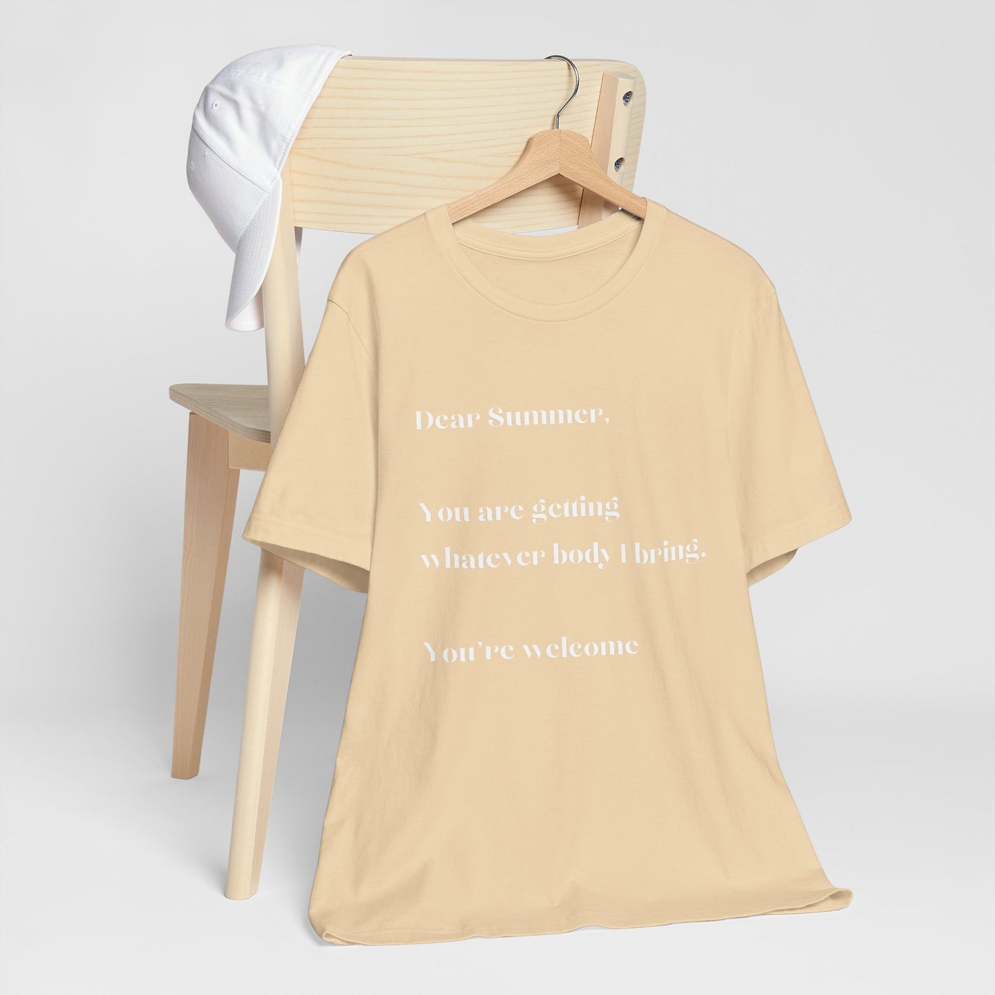 Summer Body WHT Short Sleeve Tee