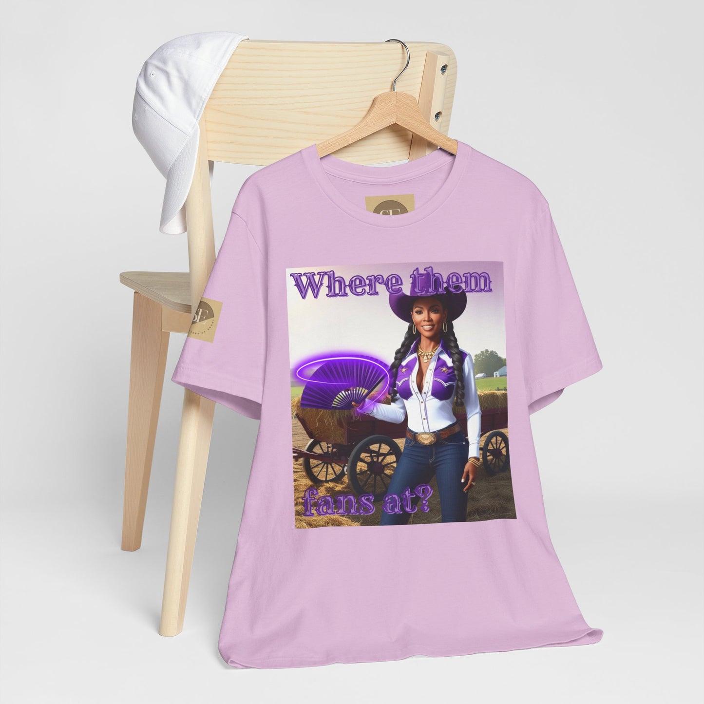 Purple Fan Tee