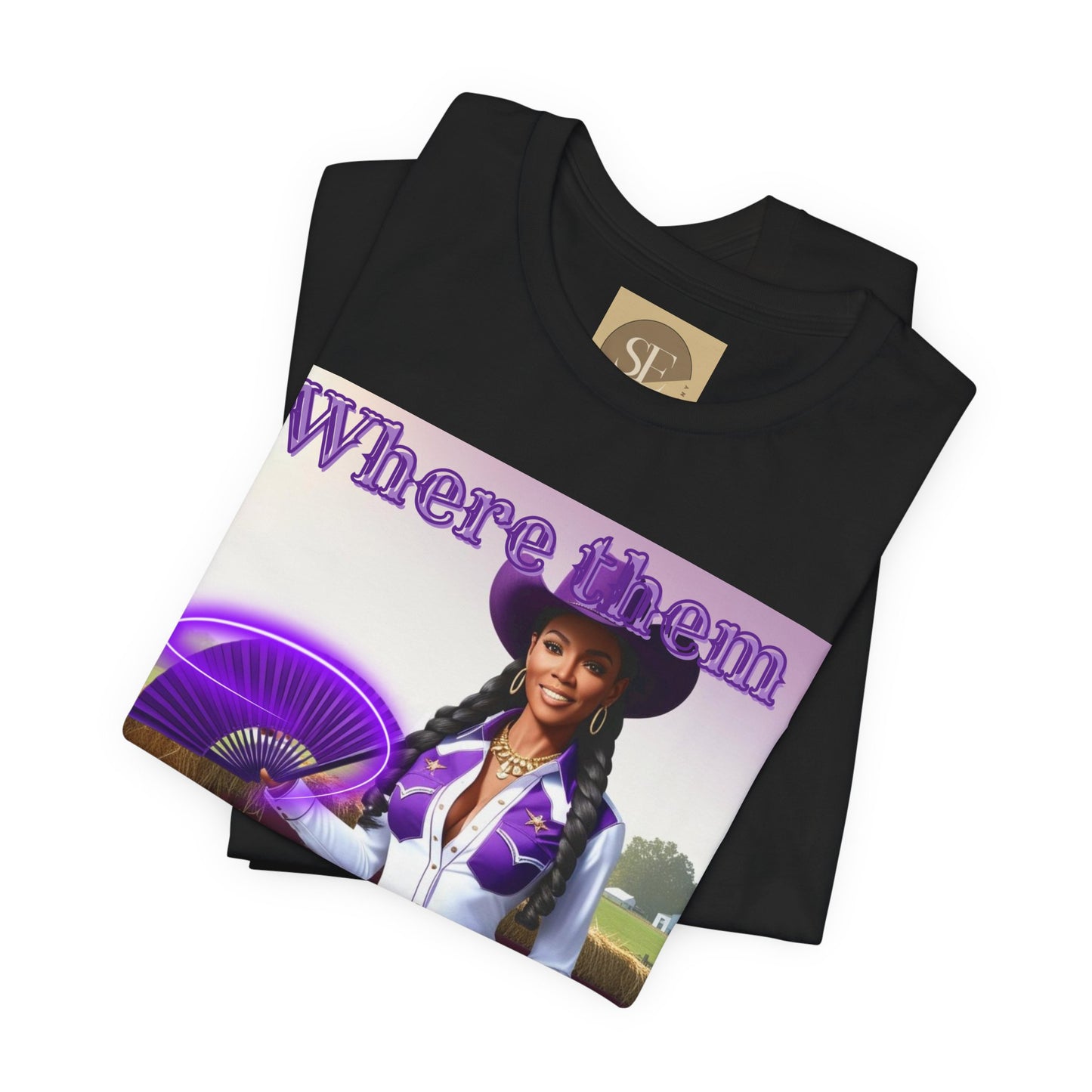 Purple Fan Tee