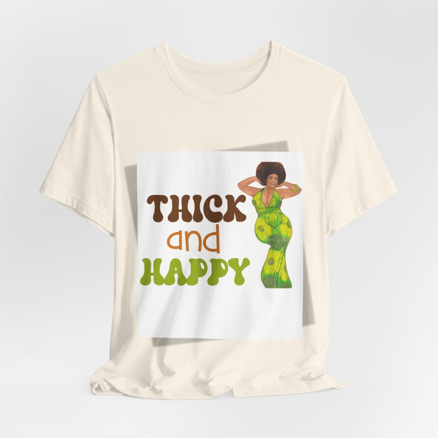 Thick and Happy Retro 2 Short Sleeve Tee