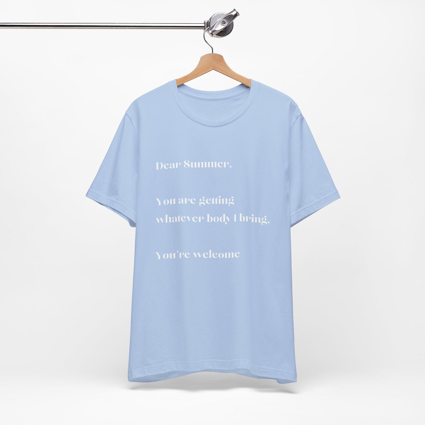 Summer Body WHT Short Sleeve Tee