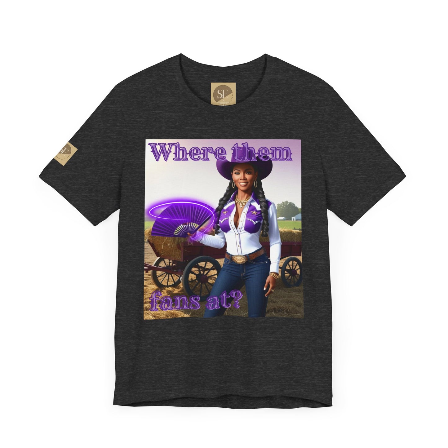 Purple Fan Tee