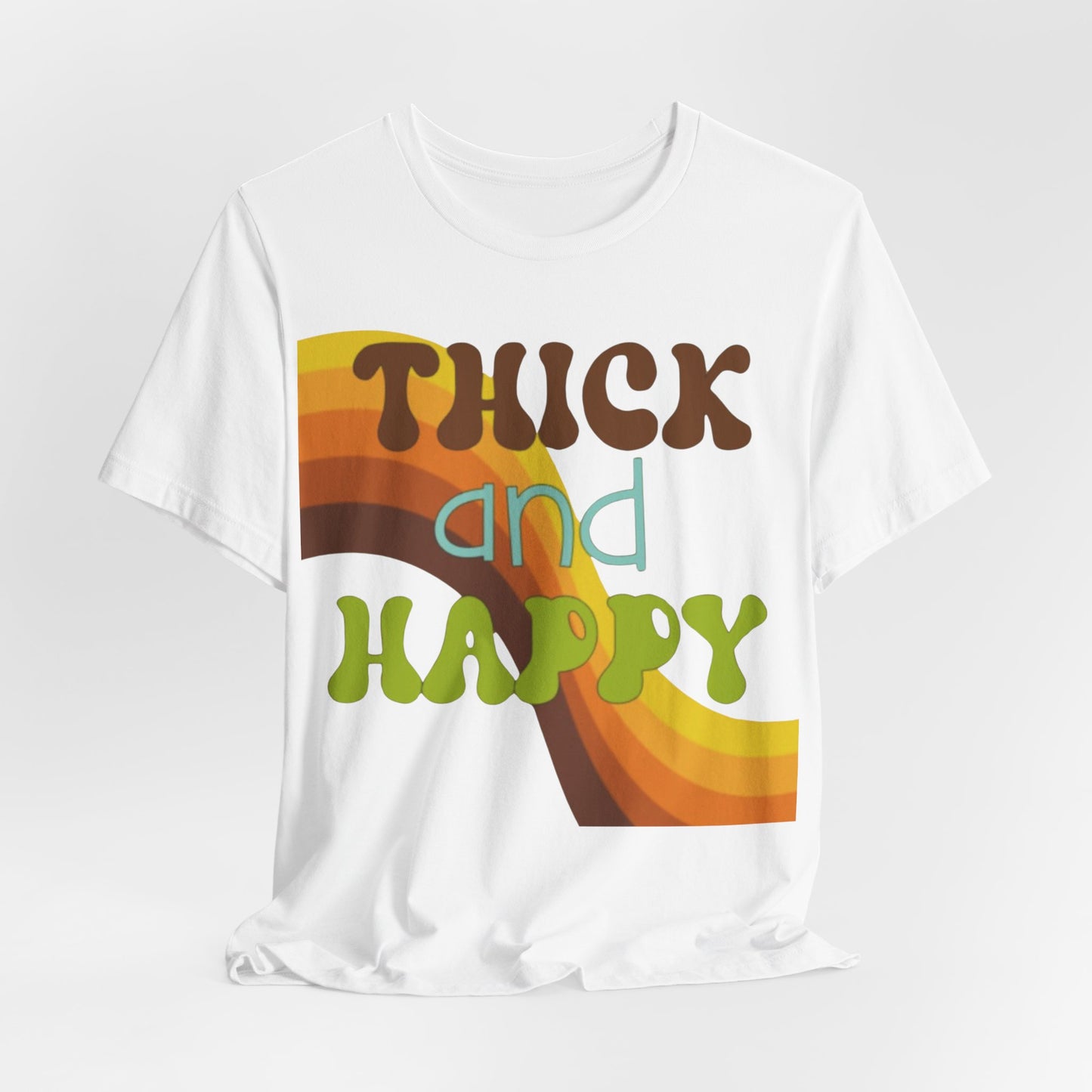 Thick and Happy Retro 1 Short Sleeve Tee
