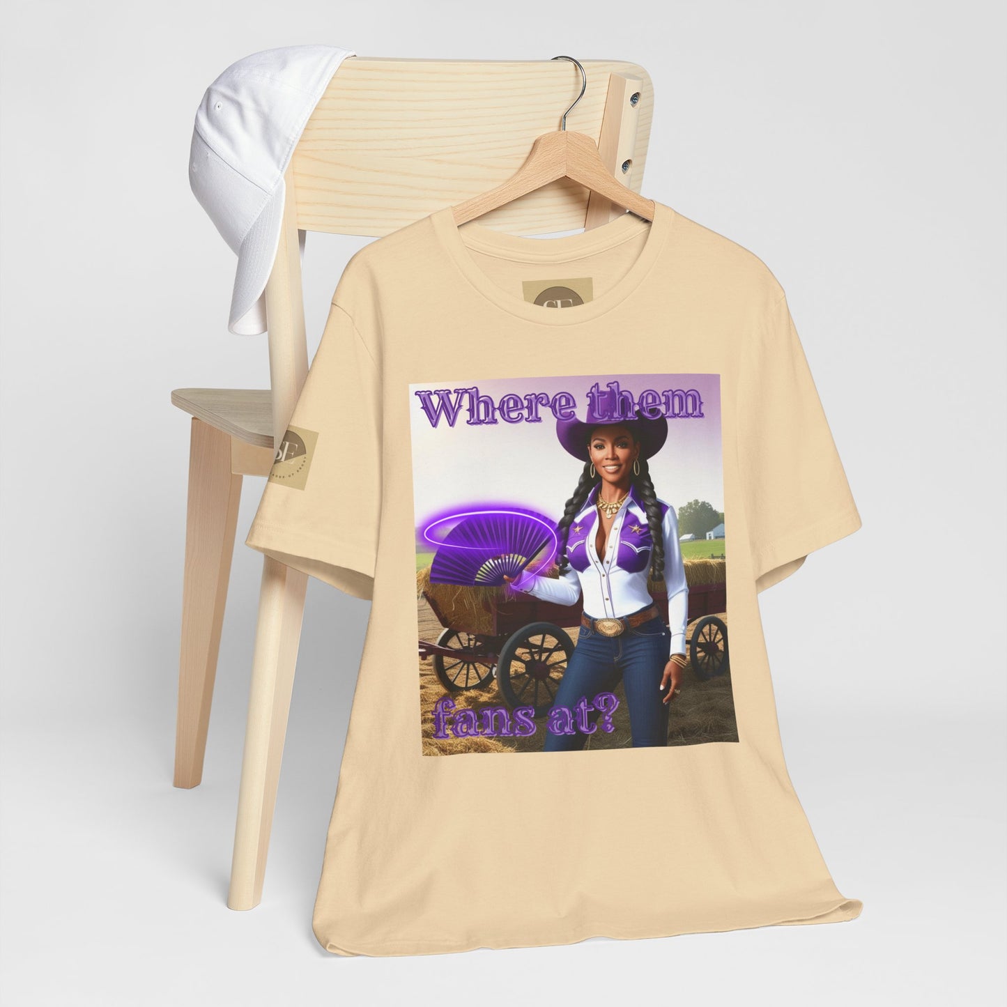 Purple Fan Tee