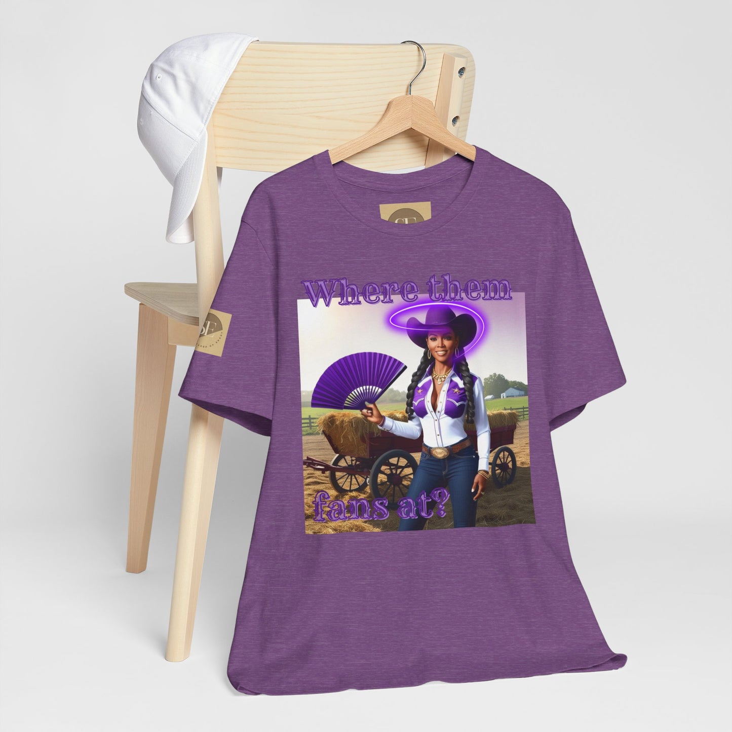 Purple Fan Tee