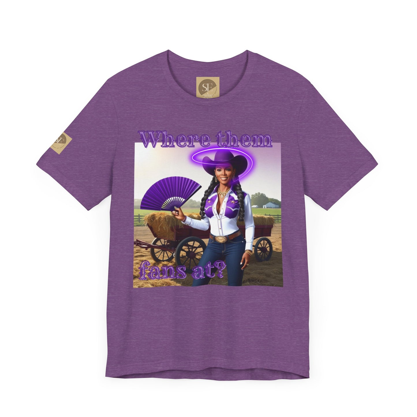 Purple Fan Tee