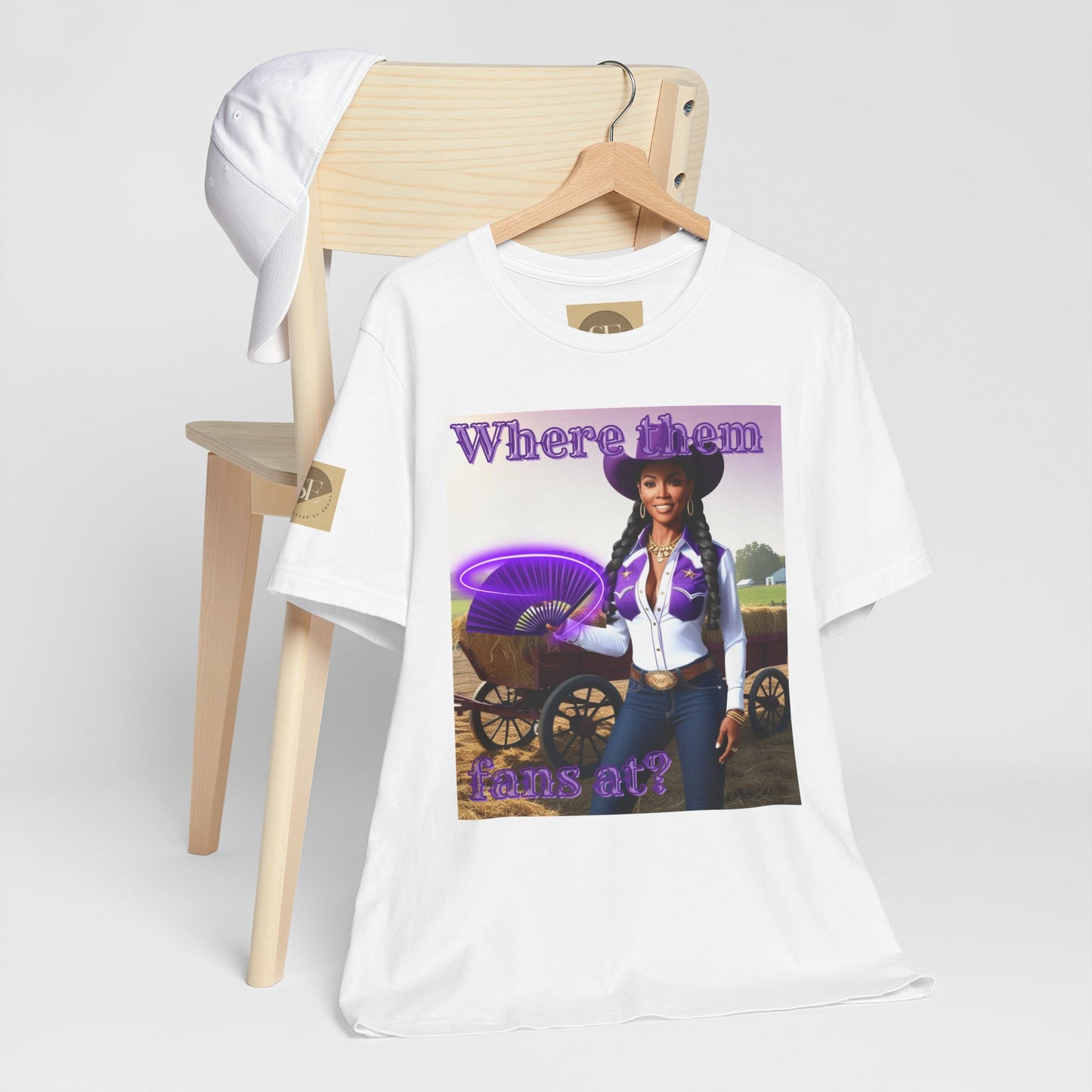 Purple Fan Tee