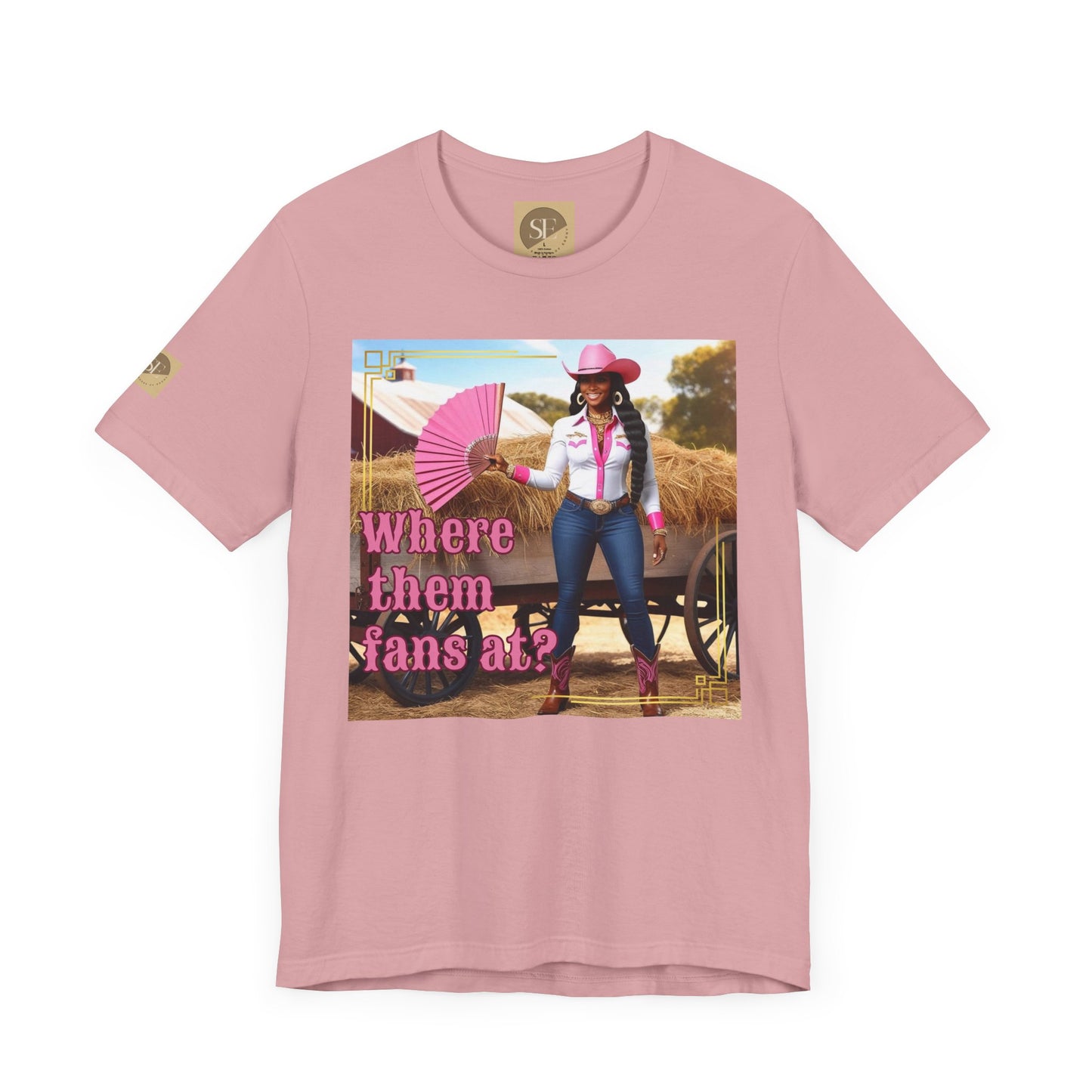 Pink Fan Tee