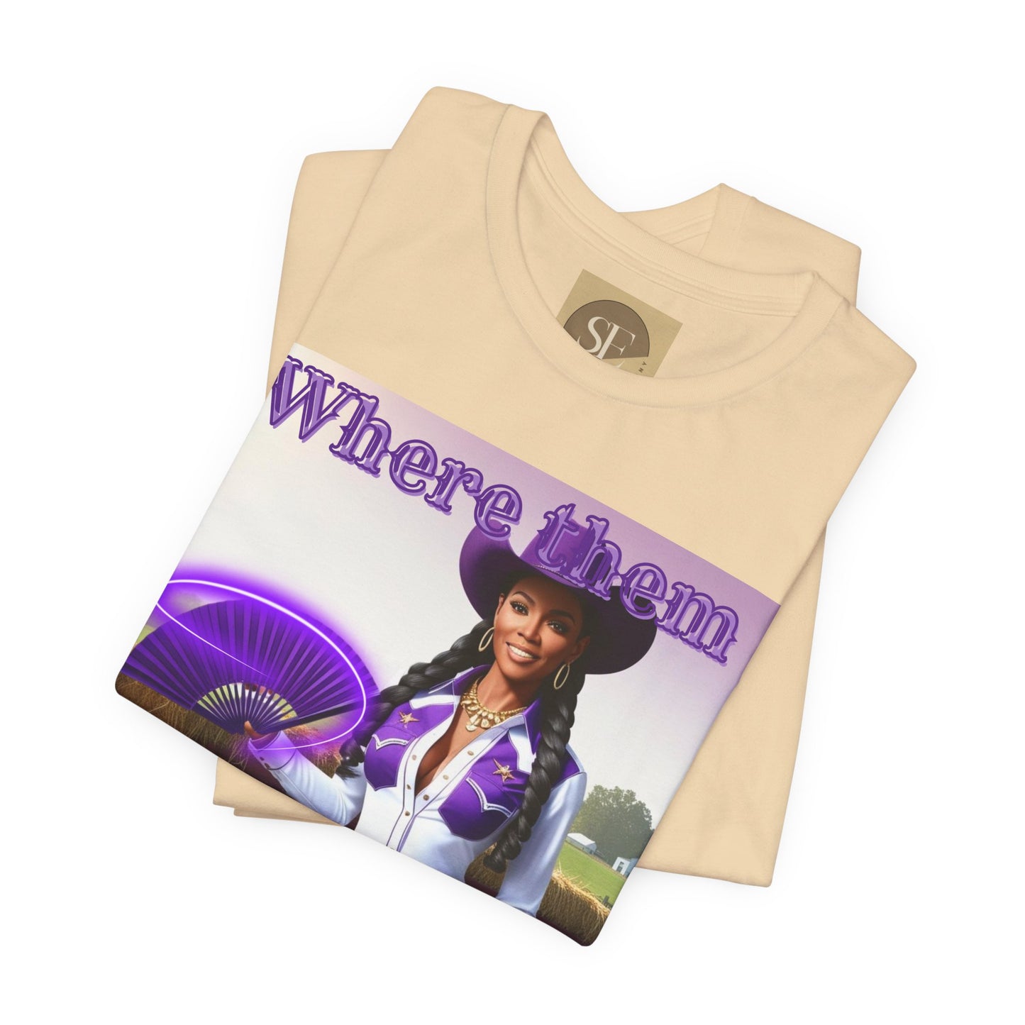 Purple Fan Tee