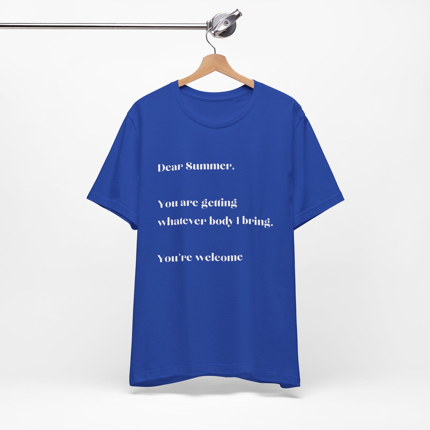 Summer Body WHT Short Sleeve Tee