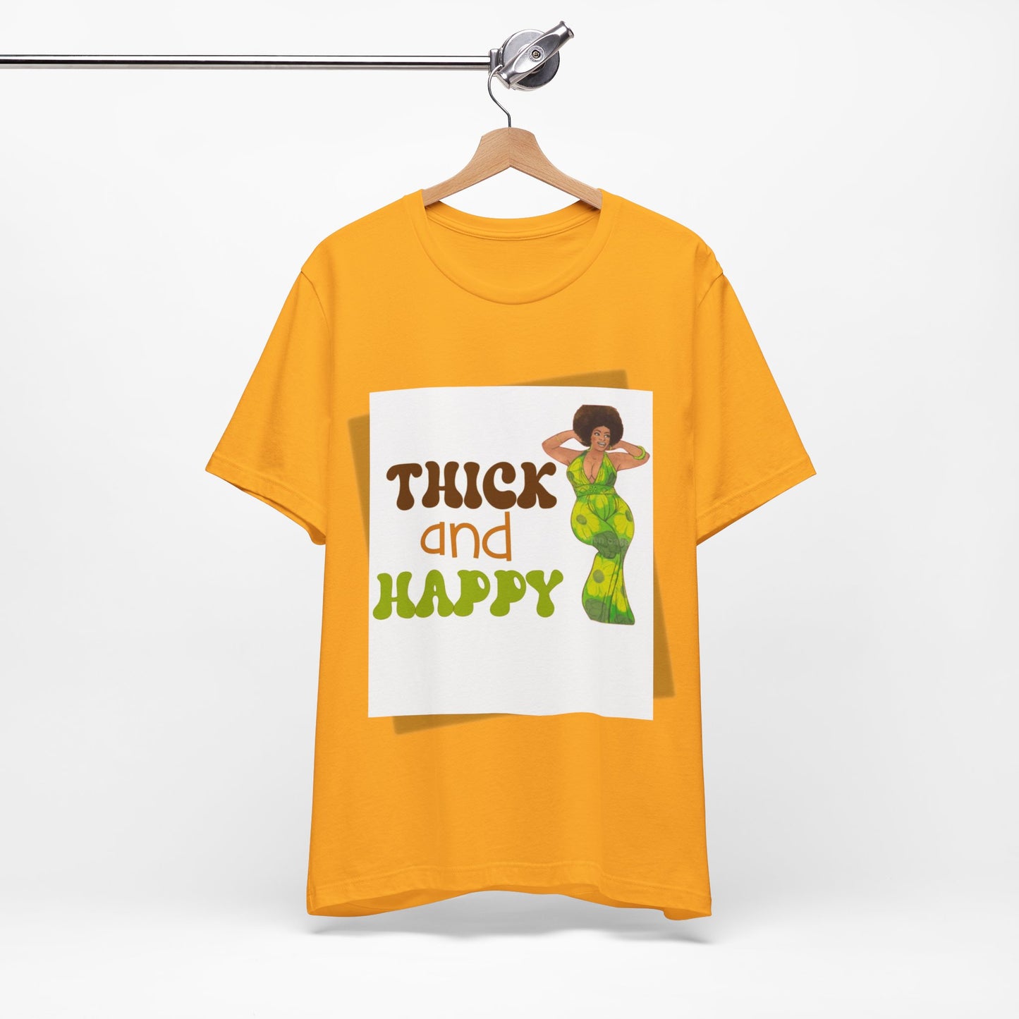 Thick and Happy Retro 2 Short Sleeve Tee