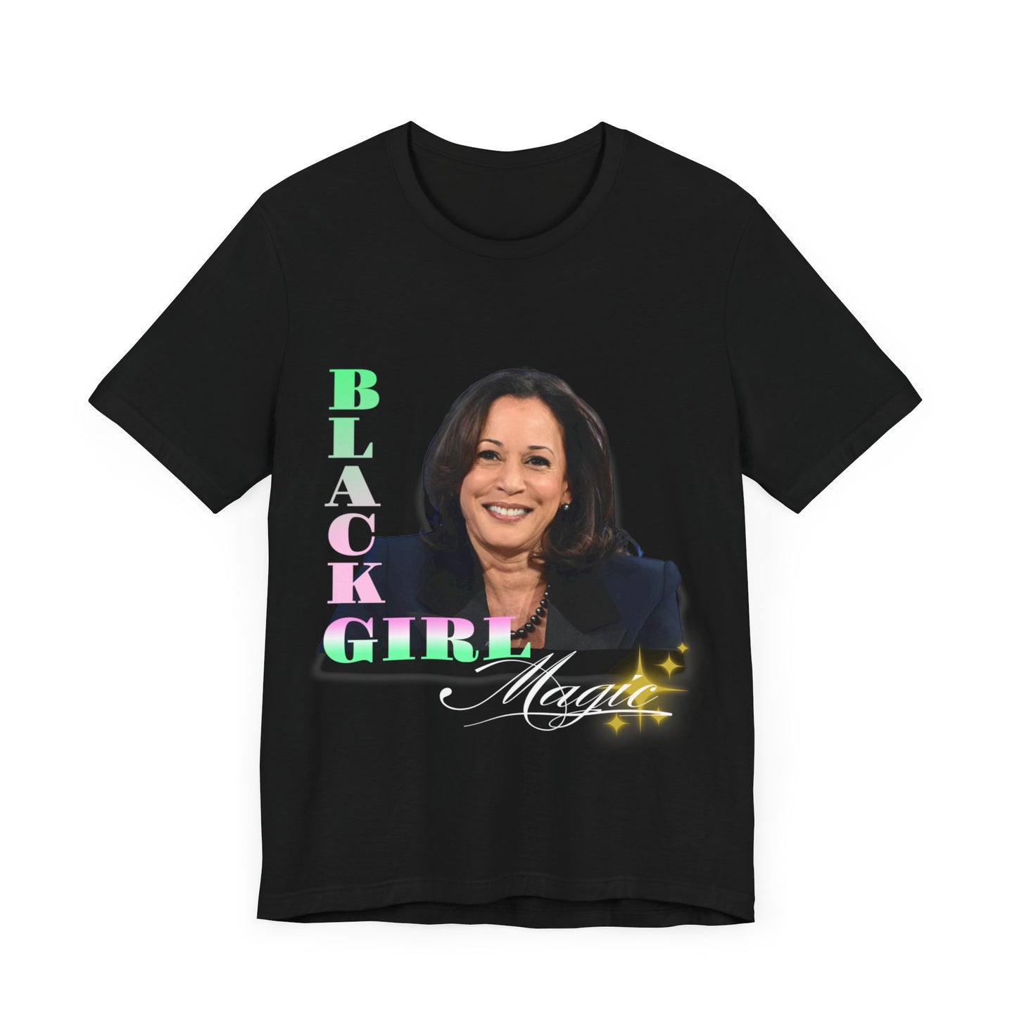 Black Girl Magic WHT Unisex Jersey Short Sleeve Tee