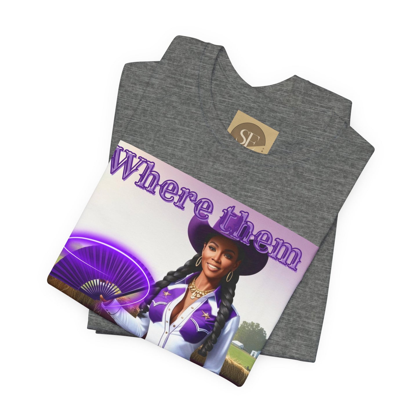 Purple Fan Tee