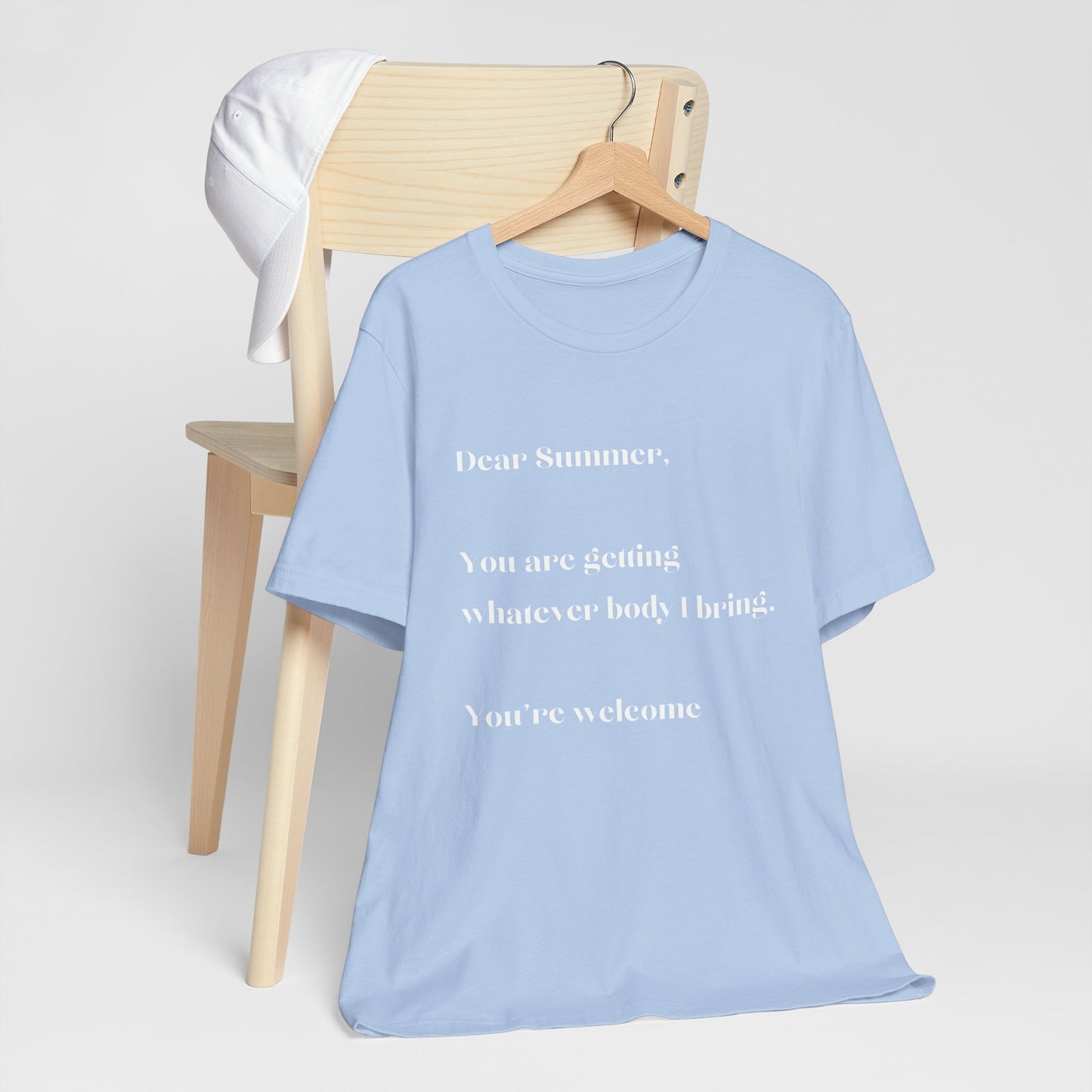 Summer Body WHT Short Sleeve Tee