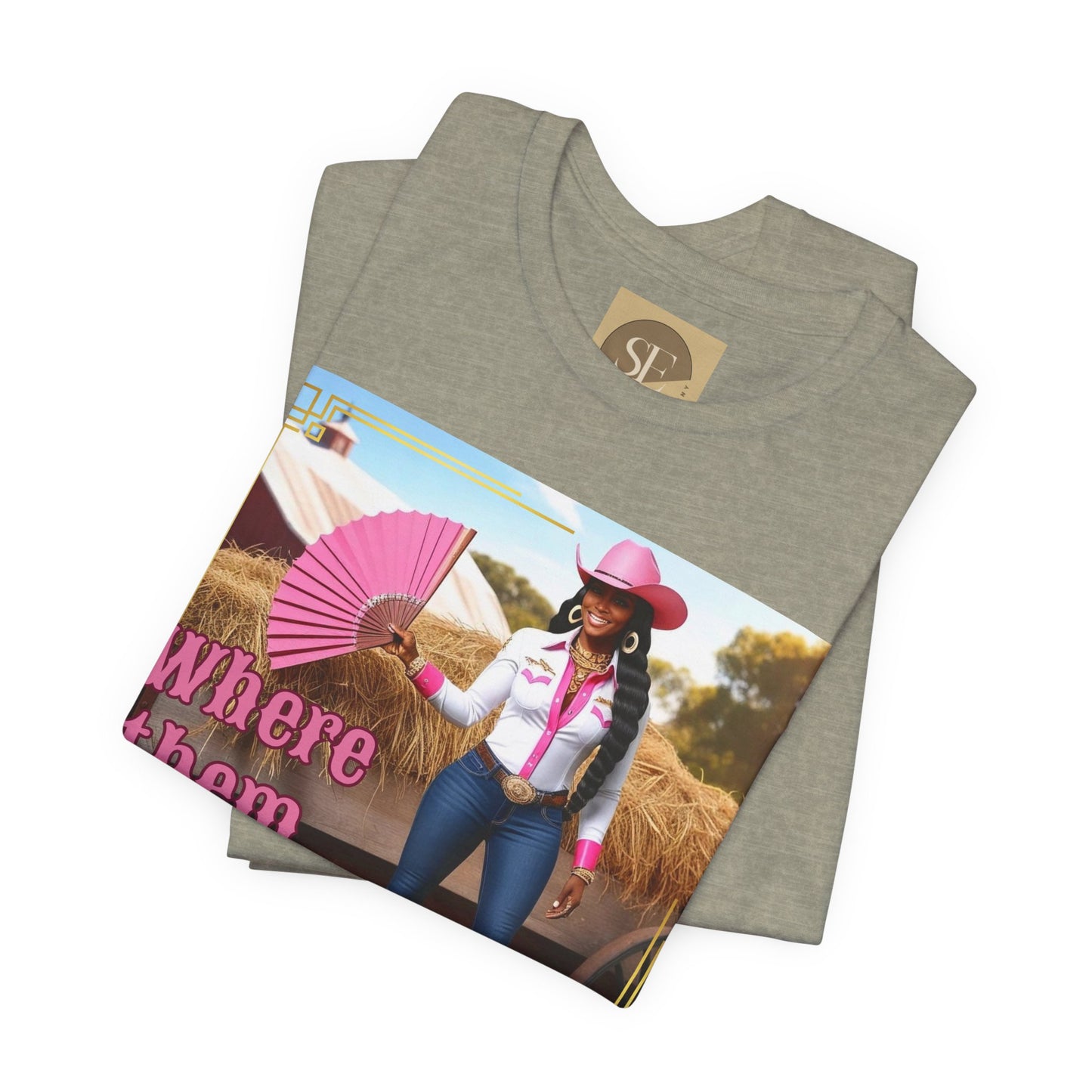 Pink Fan Tee