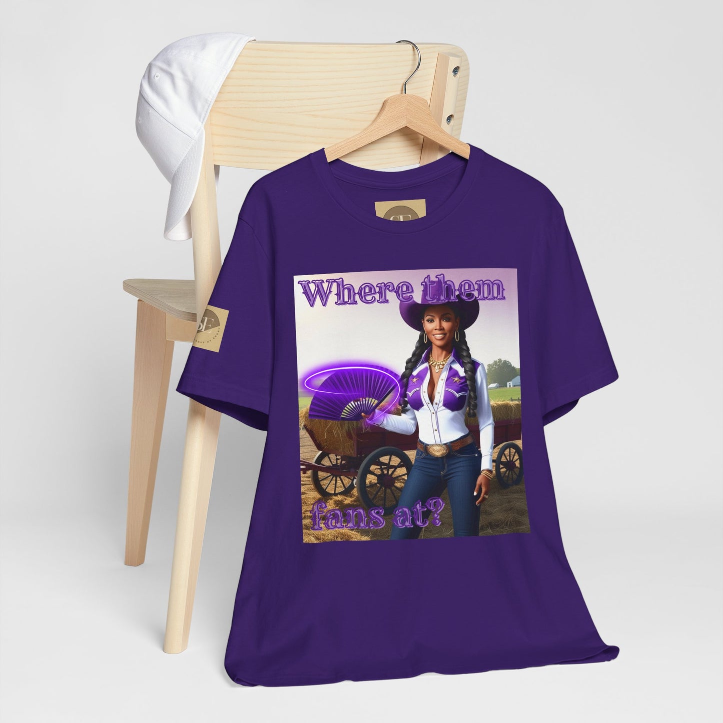 Purple Fan Tee