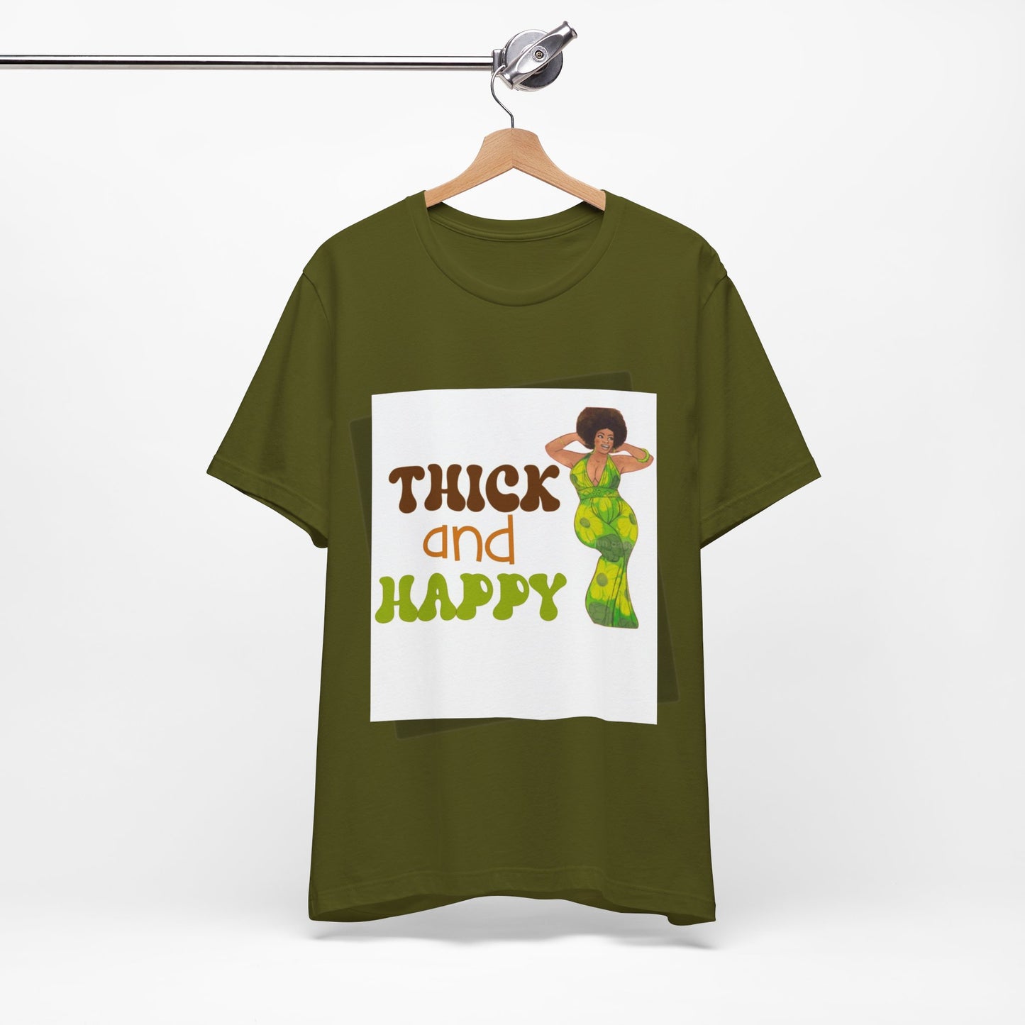 Thick and Happy Retro 2 Short Sleeve Tee