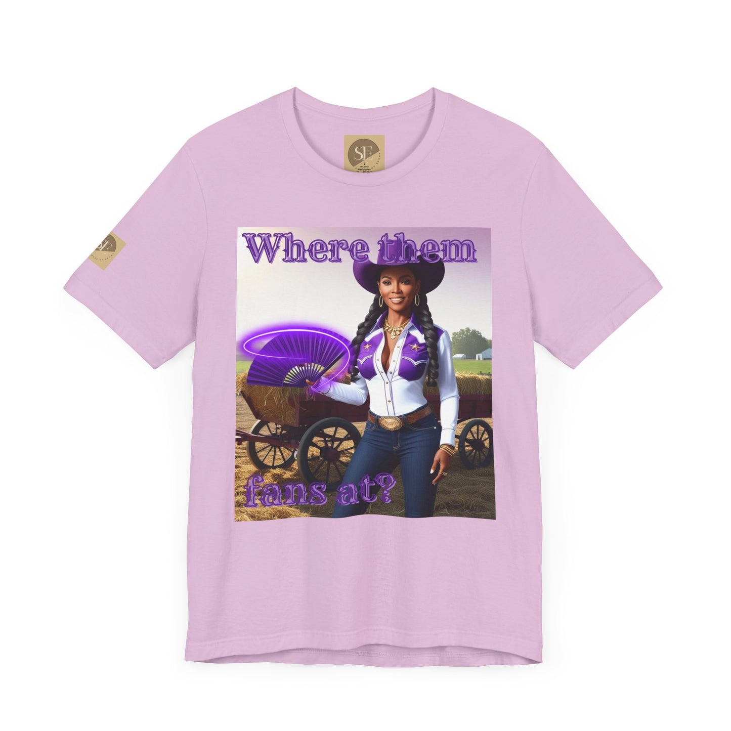 Purple Fan Tee