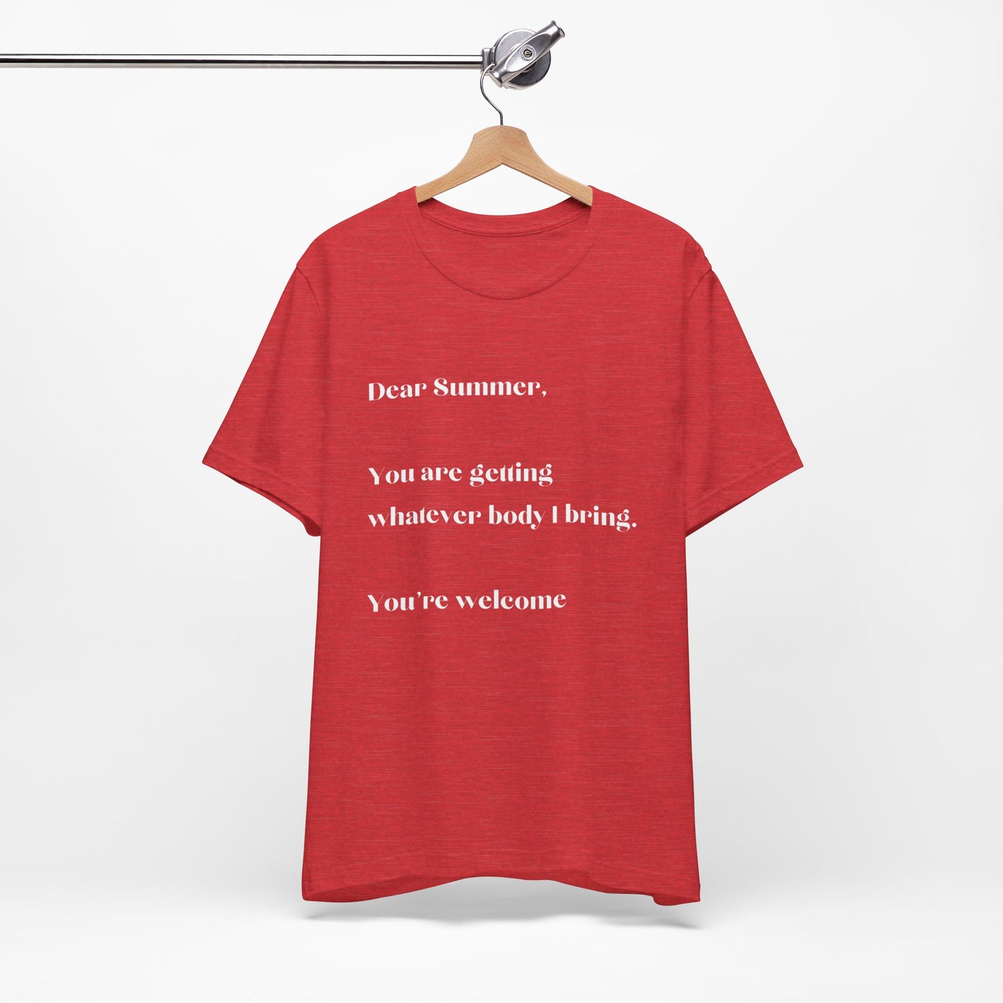 Summer Body WHT Short Sleeve Tee