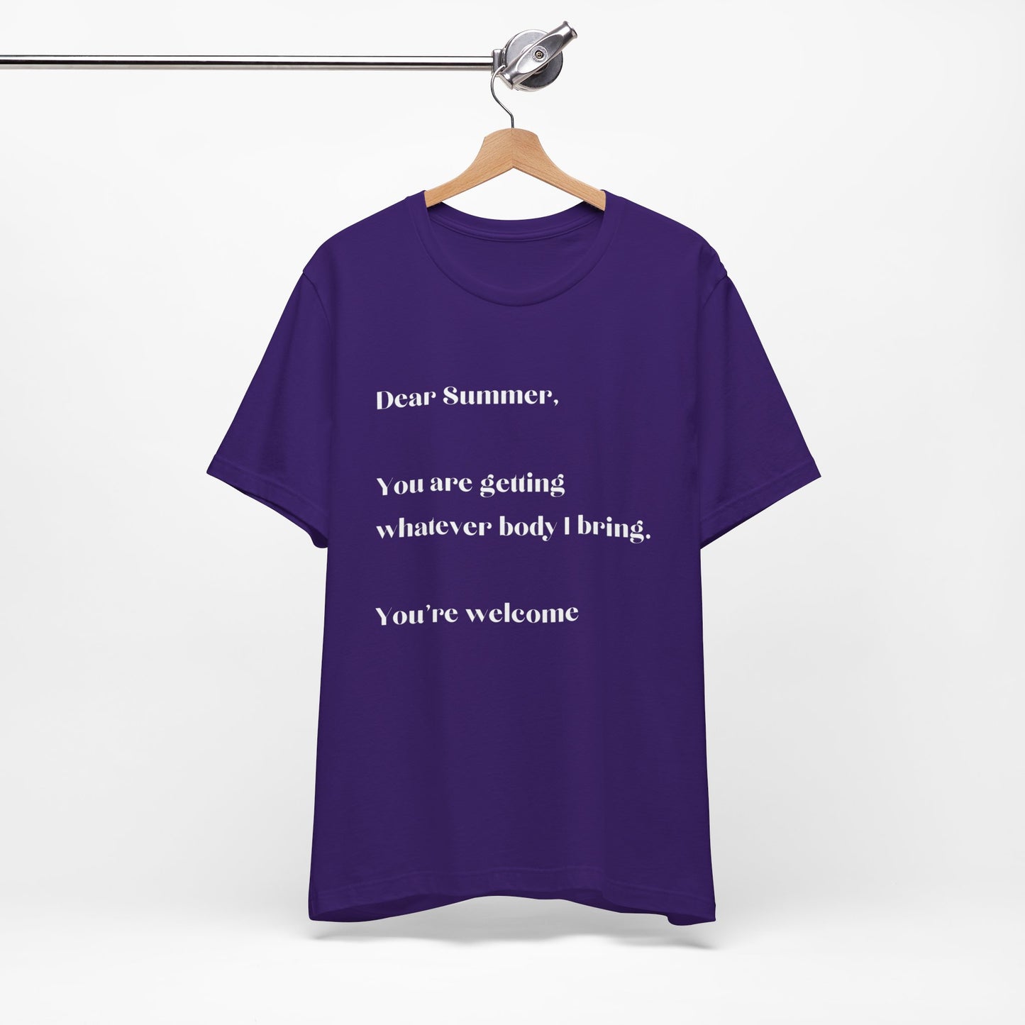 Summer Body WHT Short Sleeve Tee
