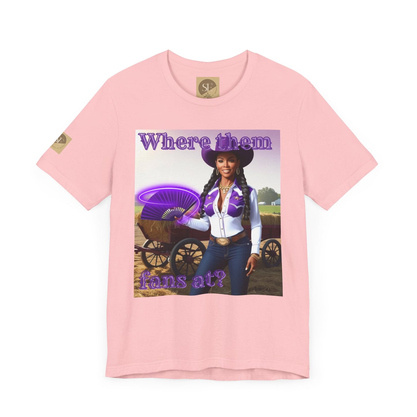 Purple Fan Tee