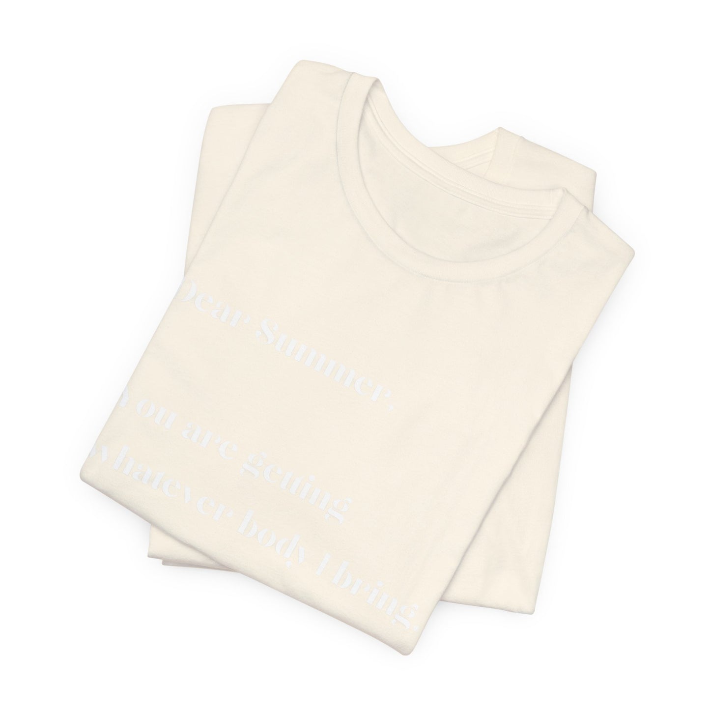 Summer Body WHT Short Sleeve Tee