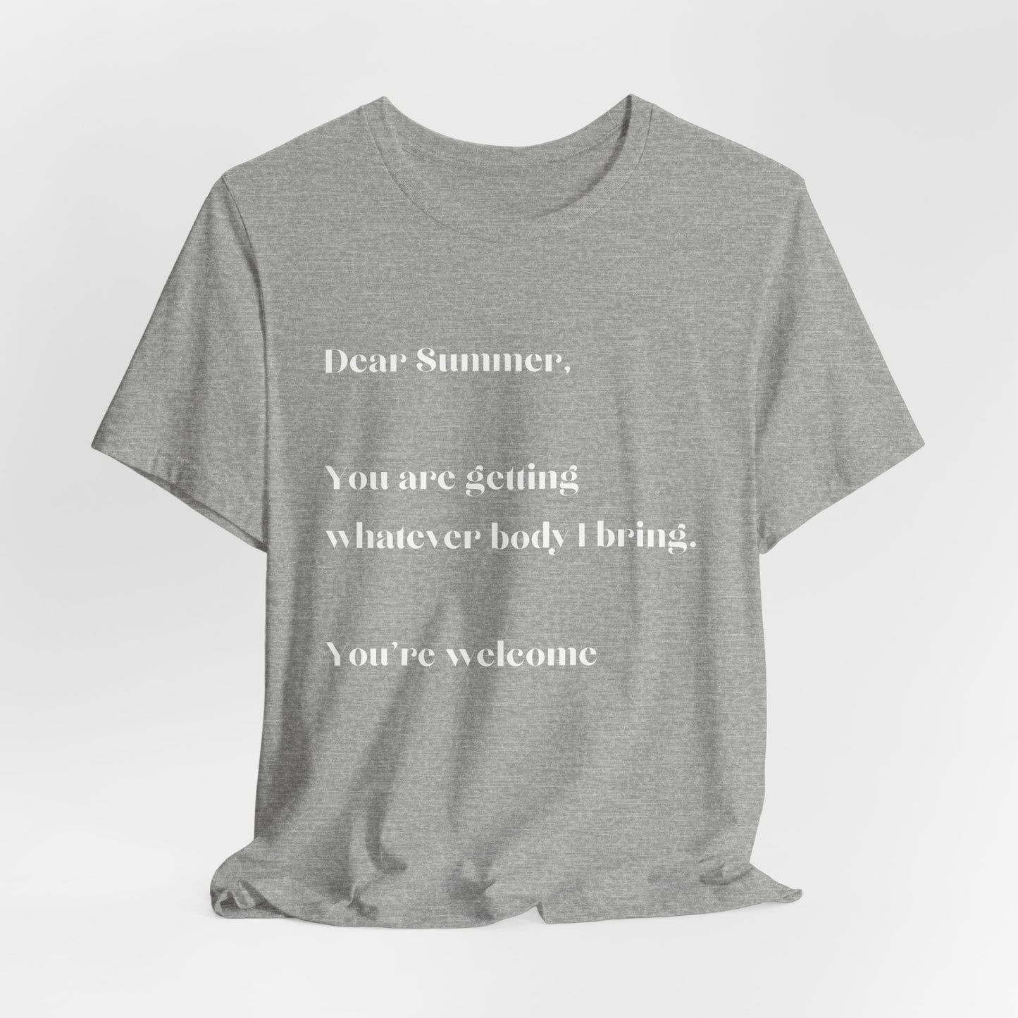 Summer Body WHT Short Sleeve Tee