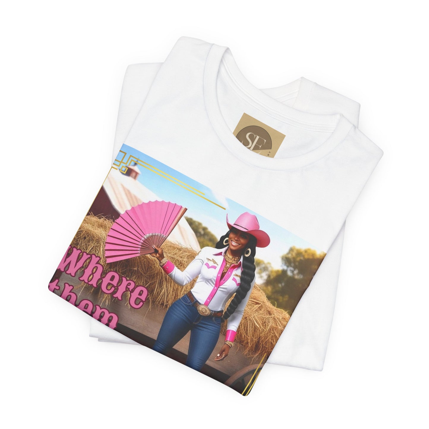 Pink Fan Tee
