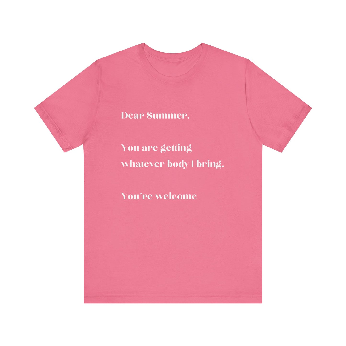 Summer Body WHT Short Sleeve Tee