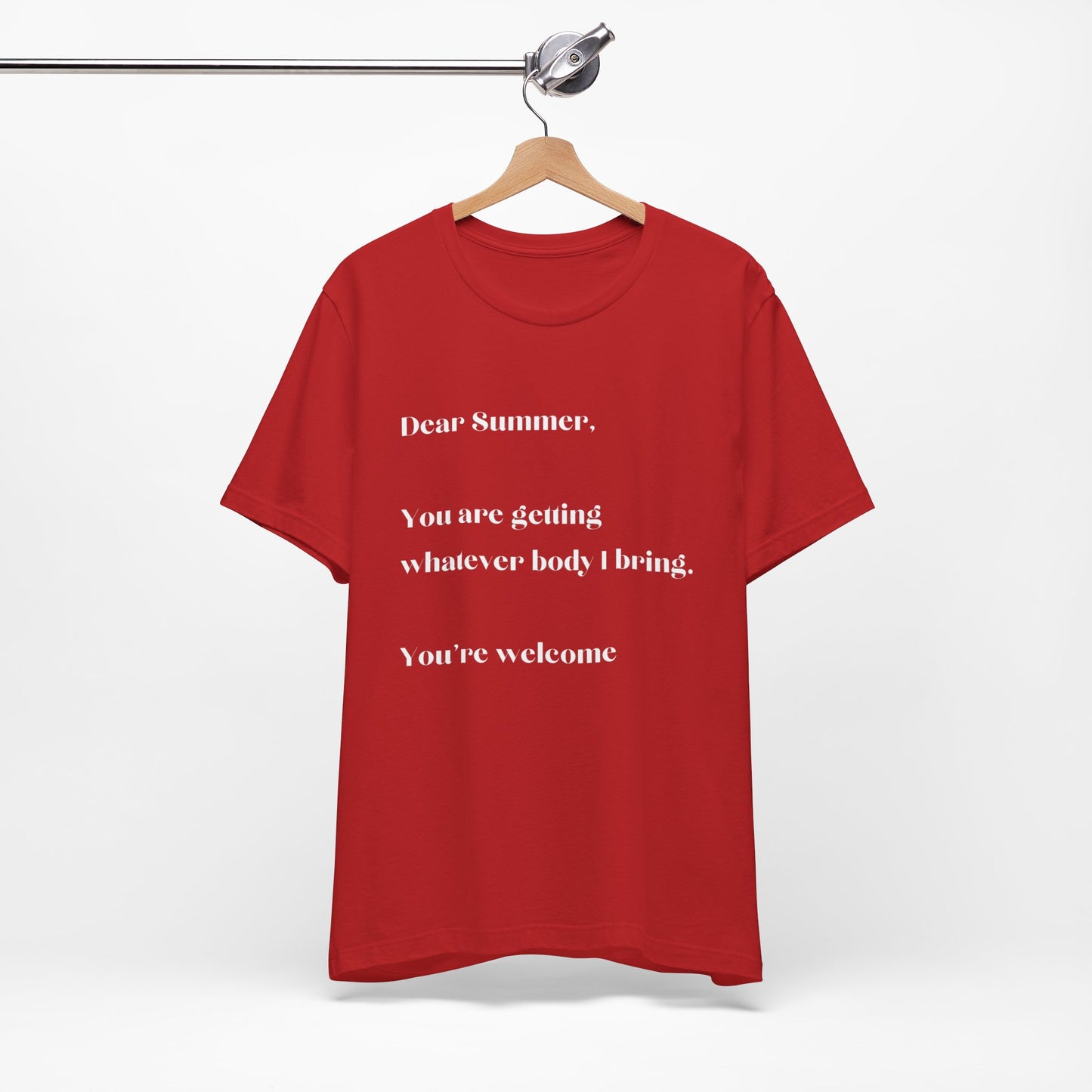 Summer Body WHT Short Sleeve Tee