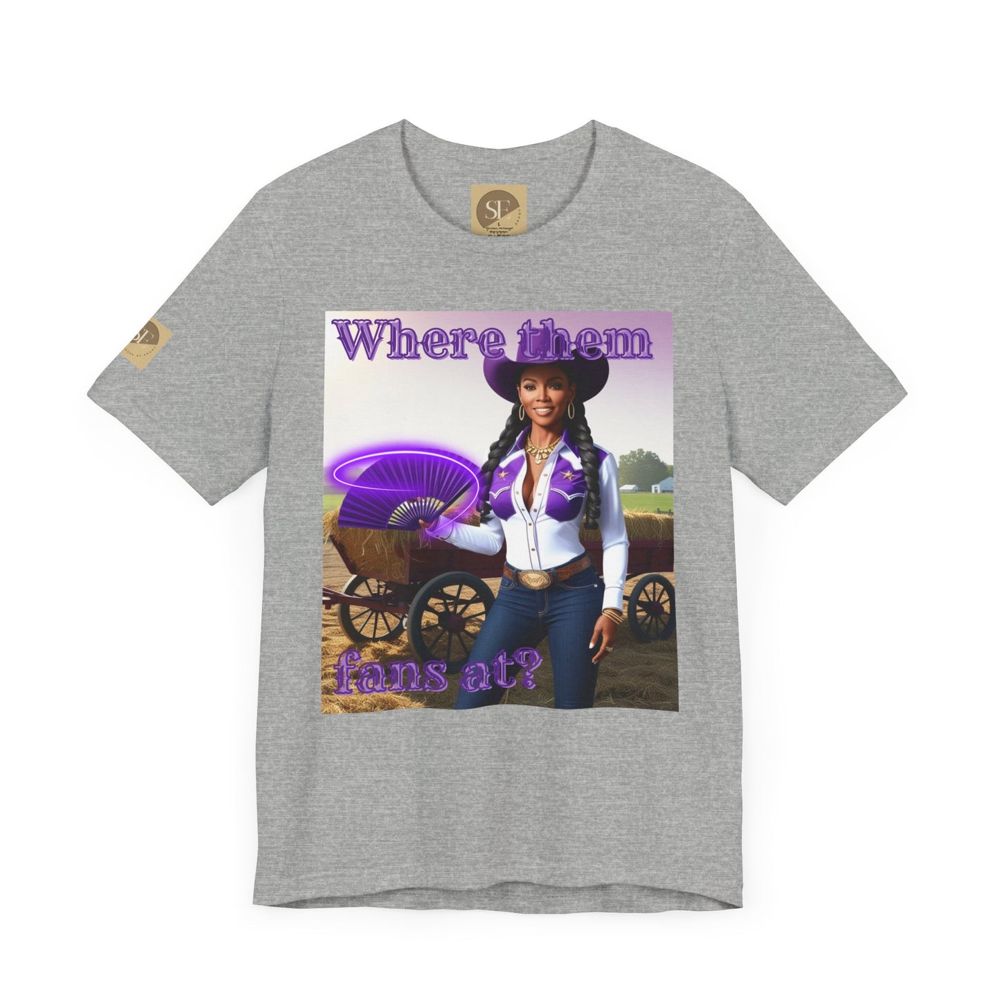 Purple Fan Tee