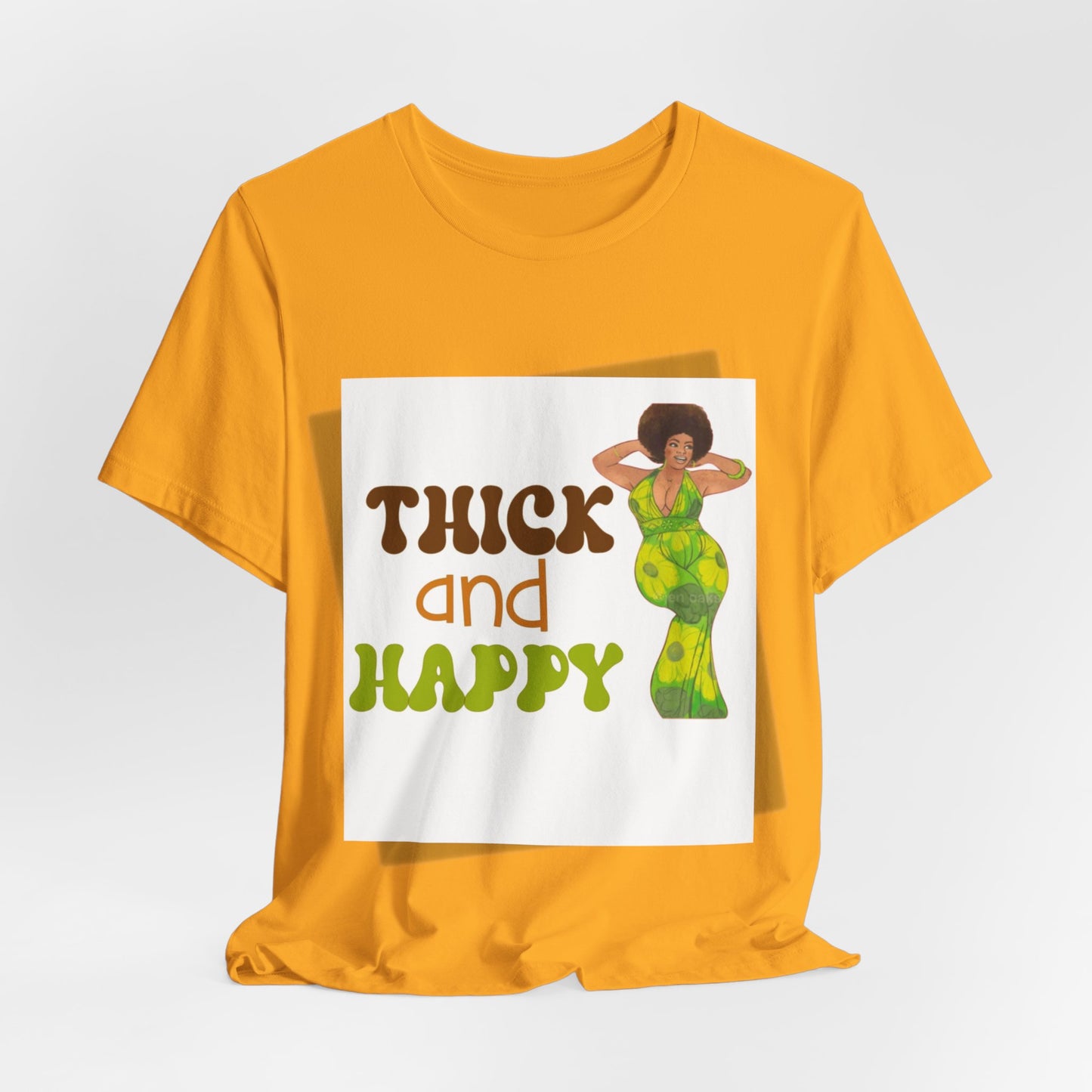 Thick and Happy Retro 2 Short Sleeve Tee