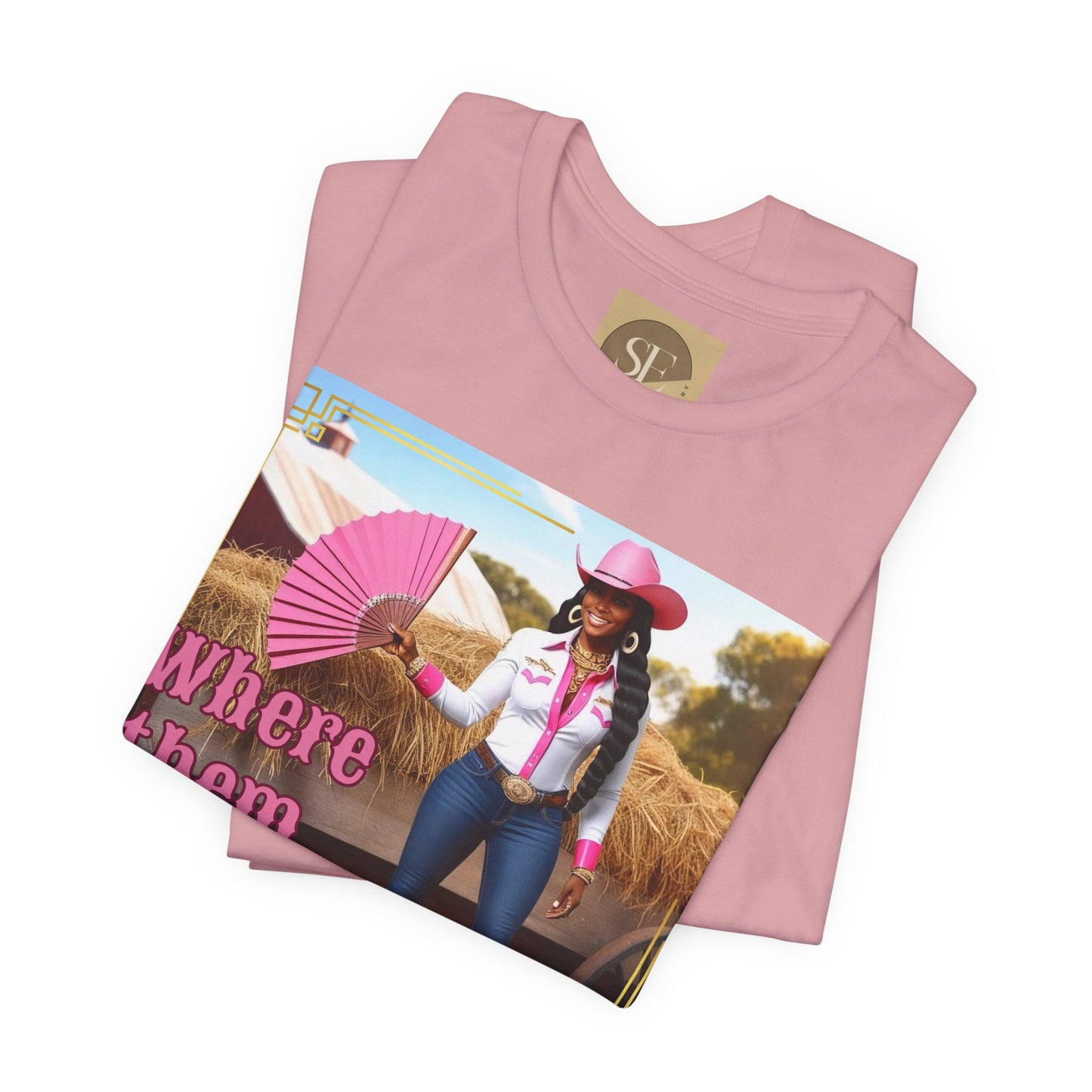 Pink Fan Tee