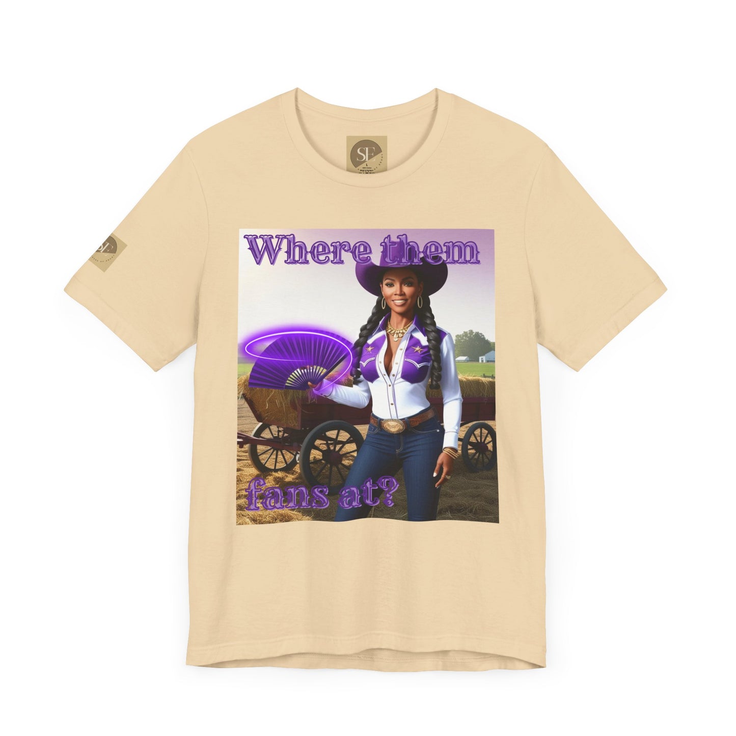Purple Fan Tee