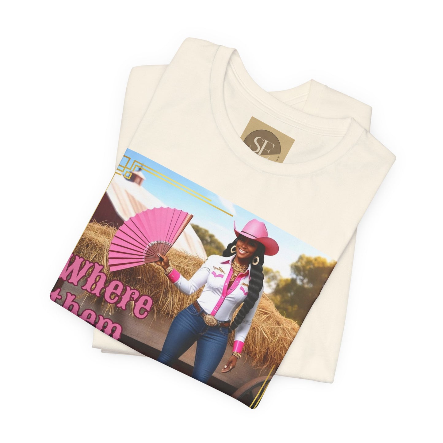 Pink Fan Tee