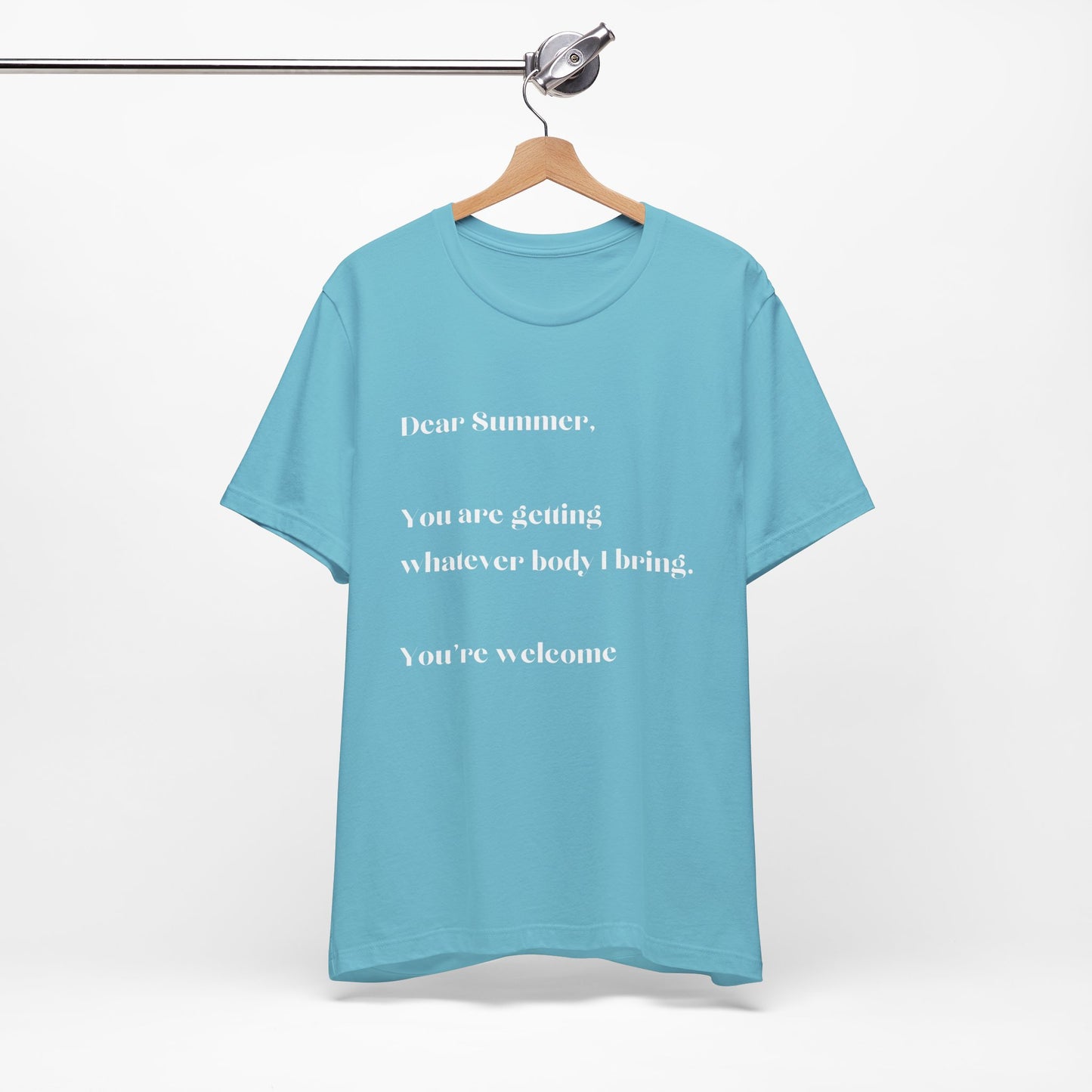 Summer Body WHT Short Sleeve Tee