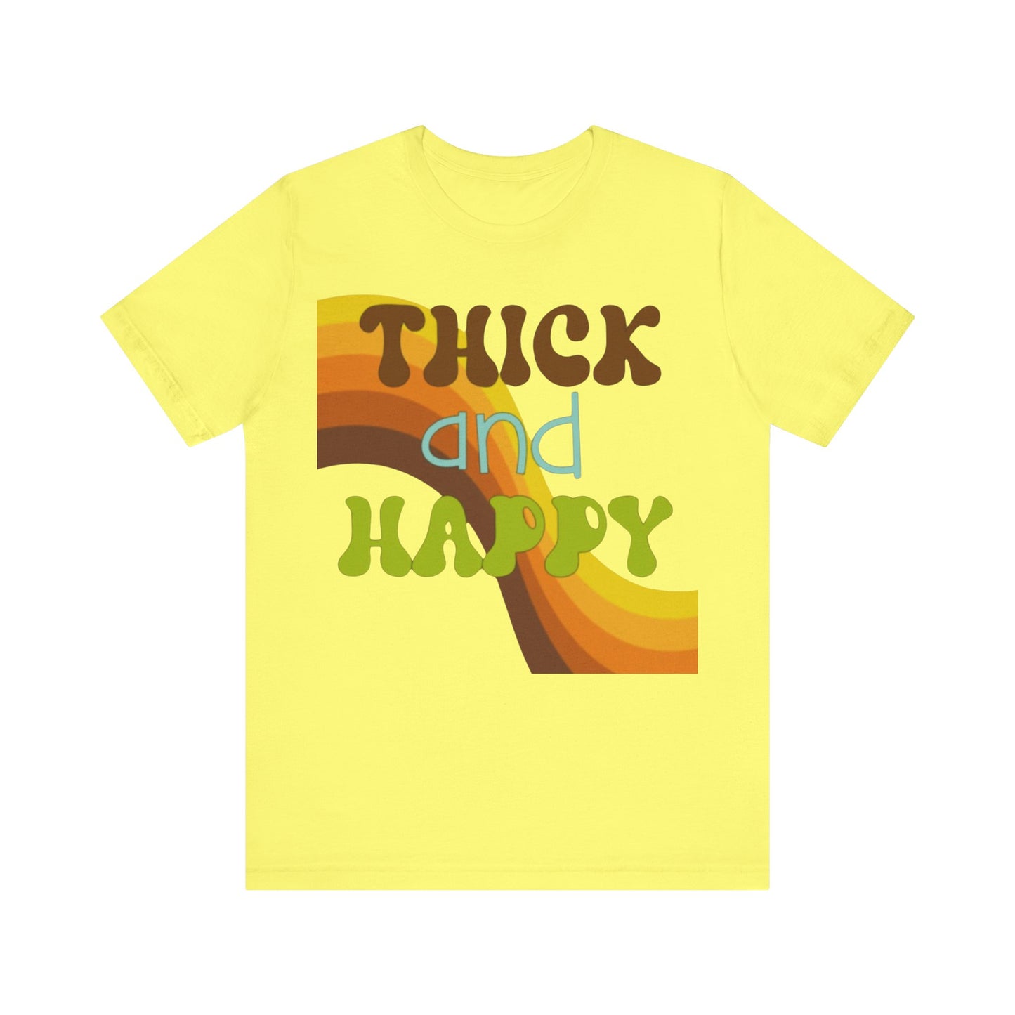 Thick and Happy Retro 1 Short Sleeve Tee